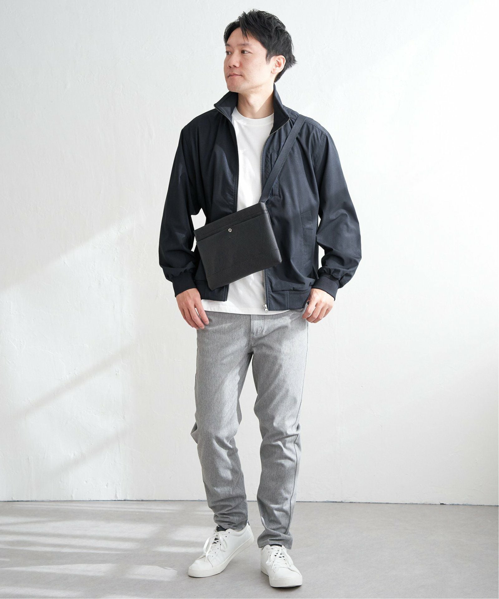 Teflon(R)襟2wayブルゾン,ikka| TOKYO DESIGN CHANNEL