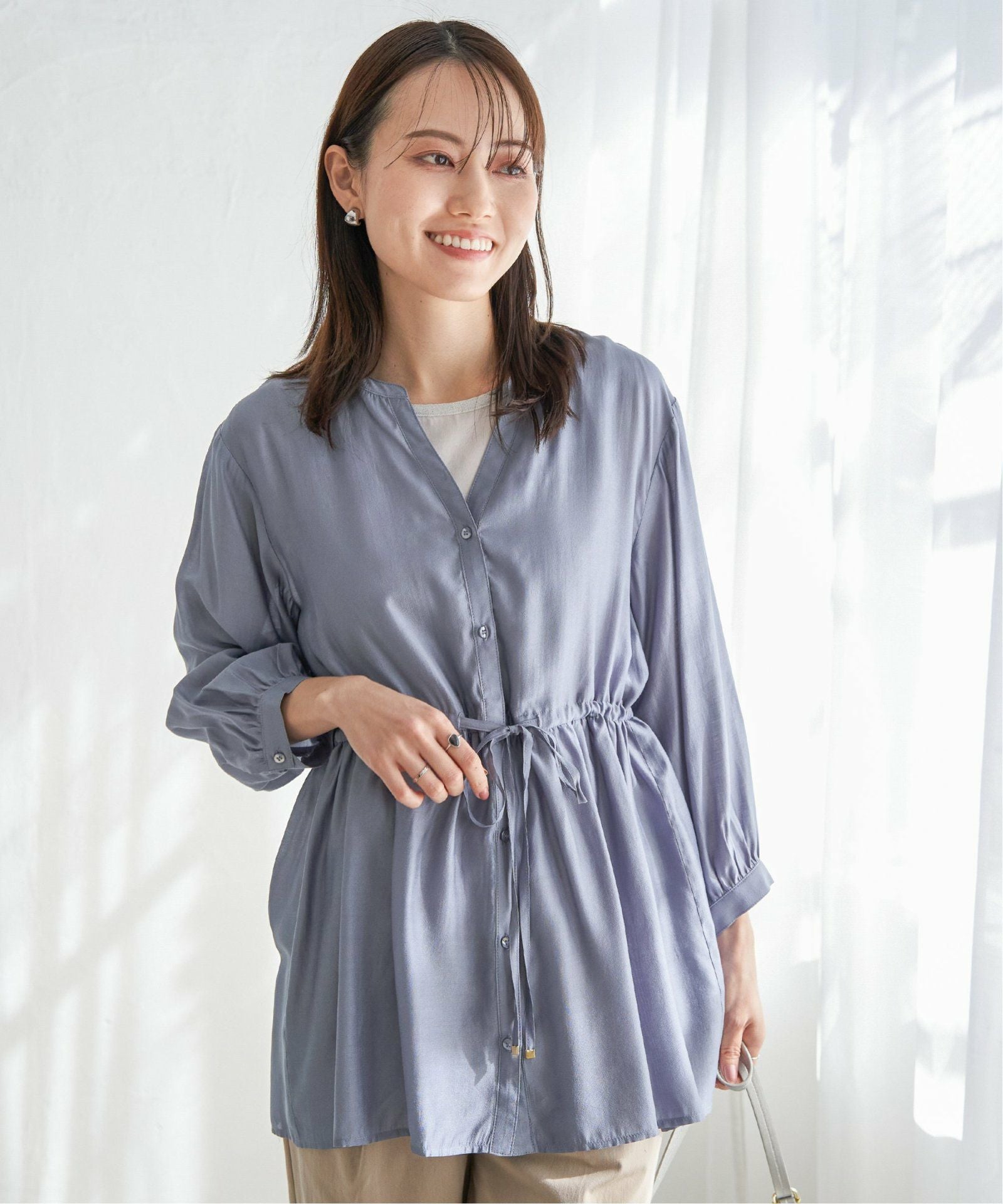 シアースキッパーブラウス,ikka| TOKYO DESIGN CHANNEL