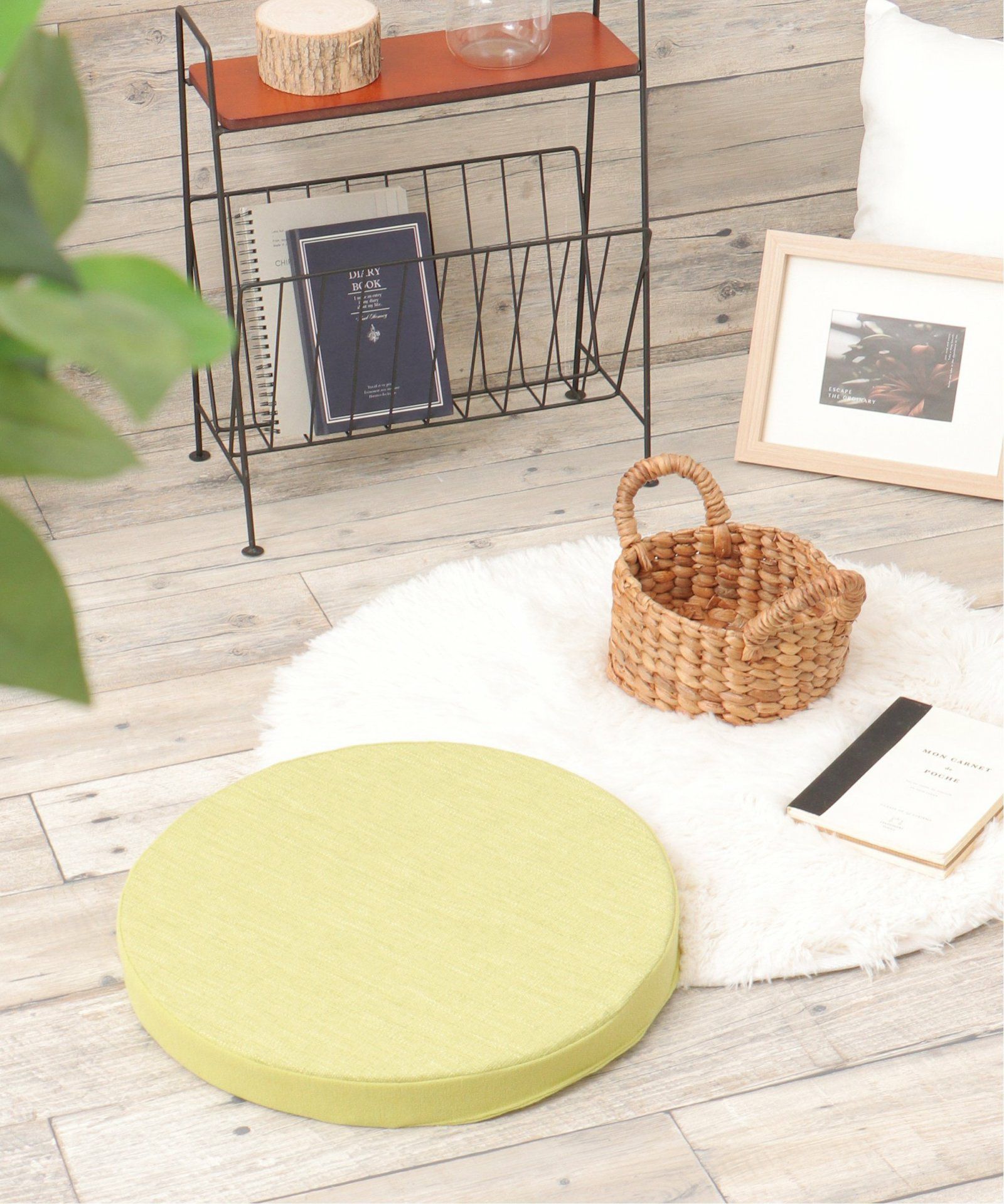 ベロアコンビシートクッション ラウンド H4cm,LBC| TOKYO DESIGN CHANNEL