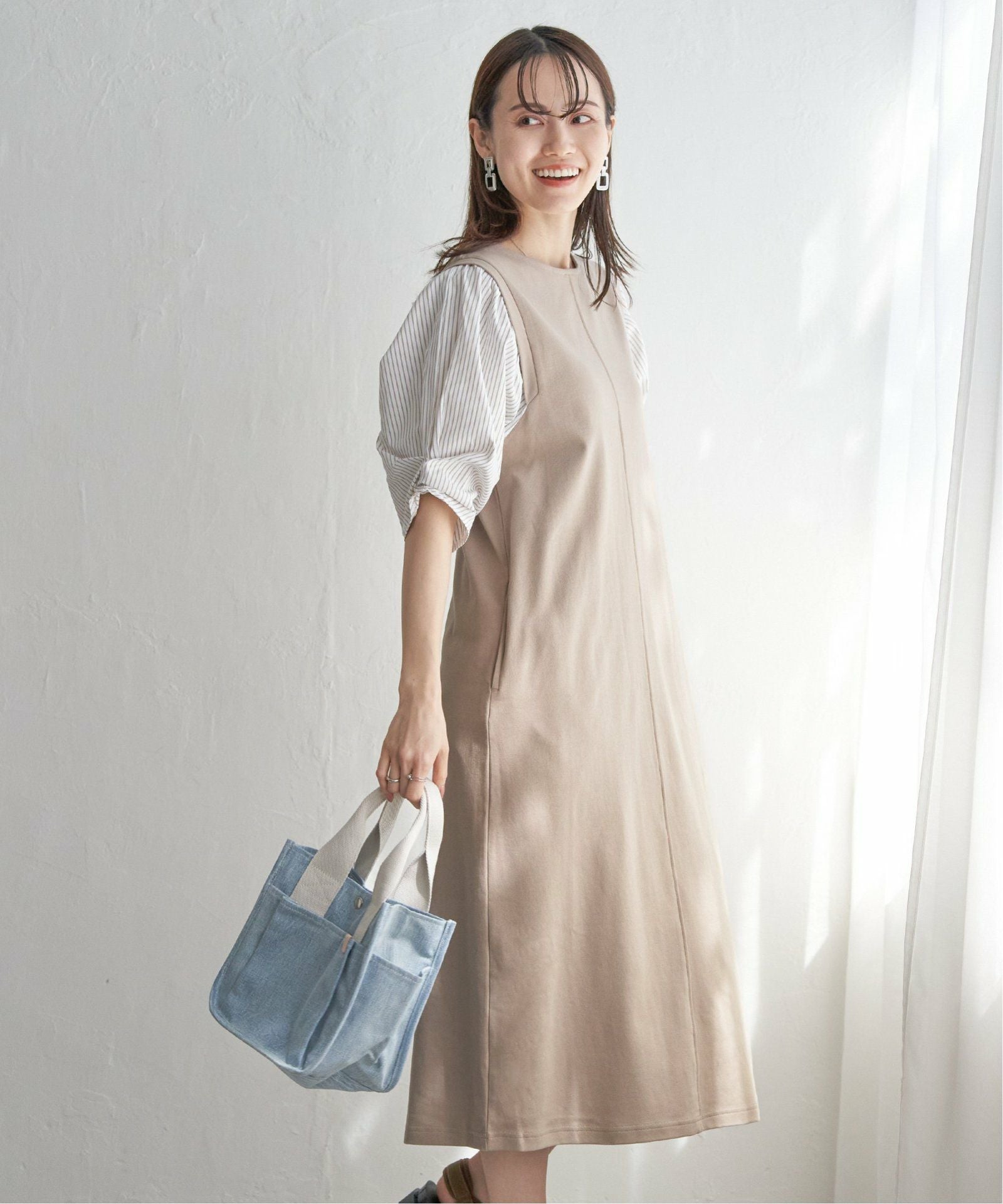 袖切り替えカットワンピース,60%OFF| TOKYO DESIGN CHANNEL