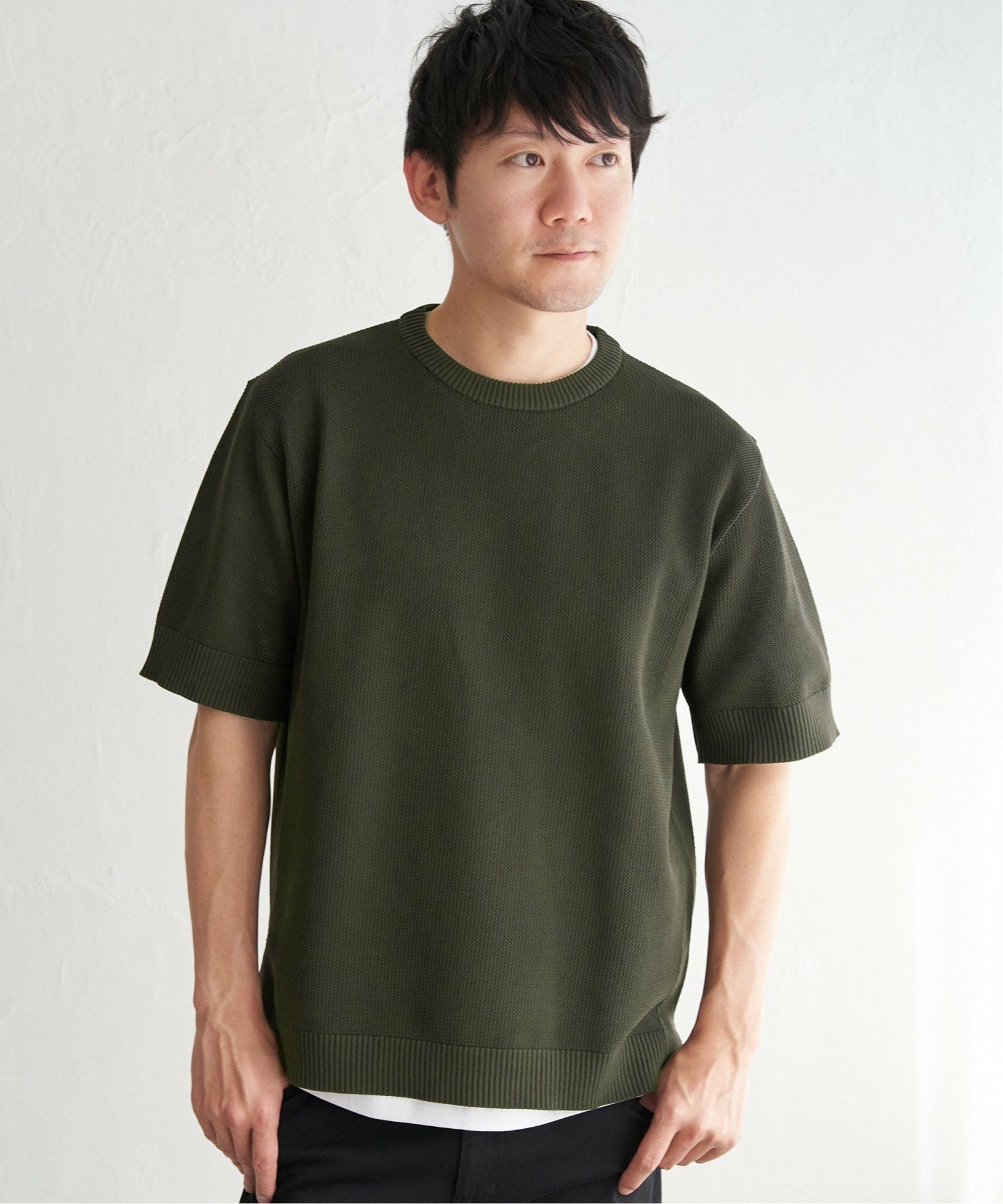 2点セット】GOKU楽ニット半袖セット,ikka| TOKYO DESIGN CHANNEL
