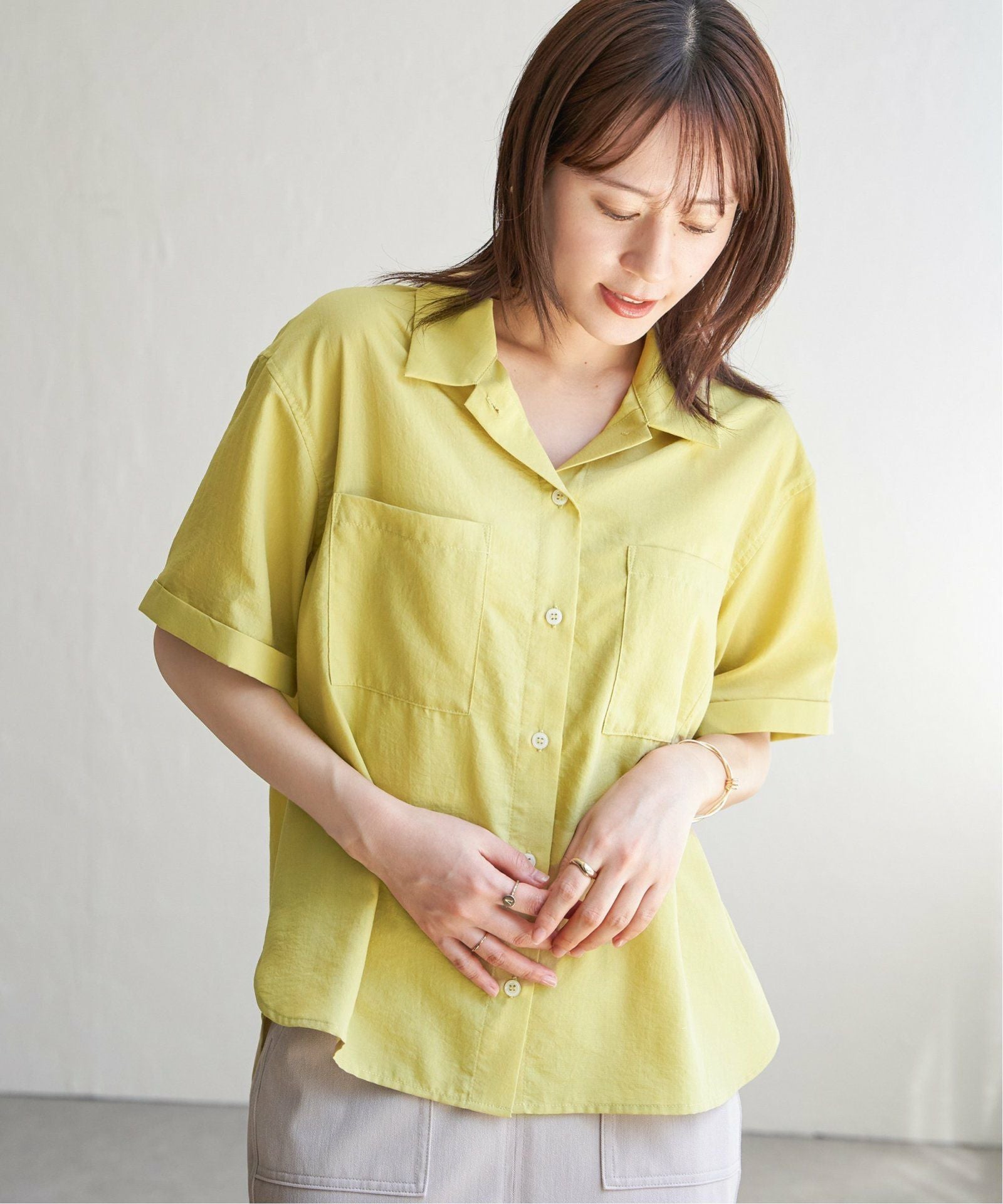 涼やか開襟ポケ付きシャツ,60%OFF| TOKYO DESIGN CHANNEL