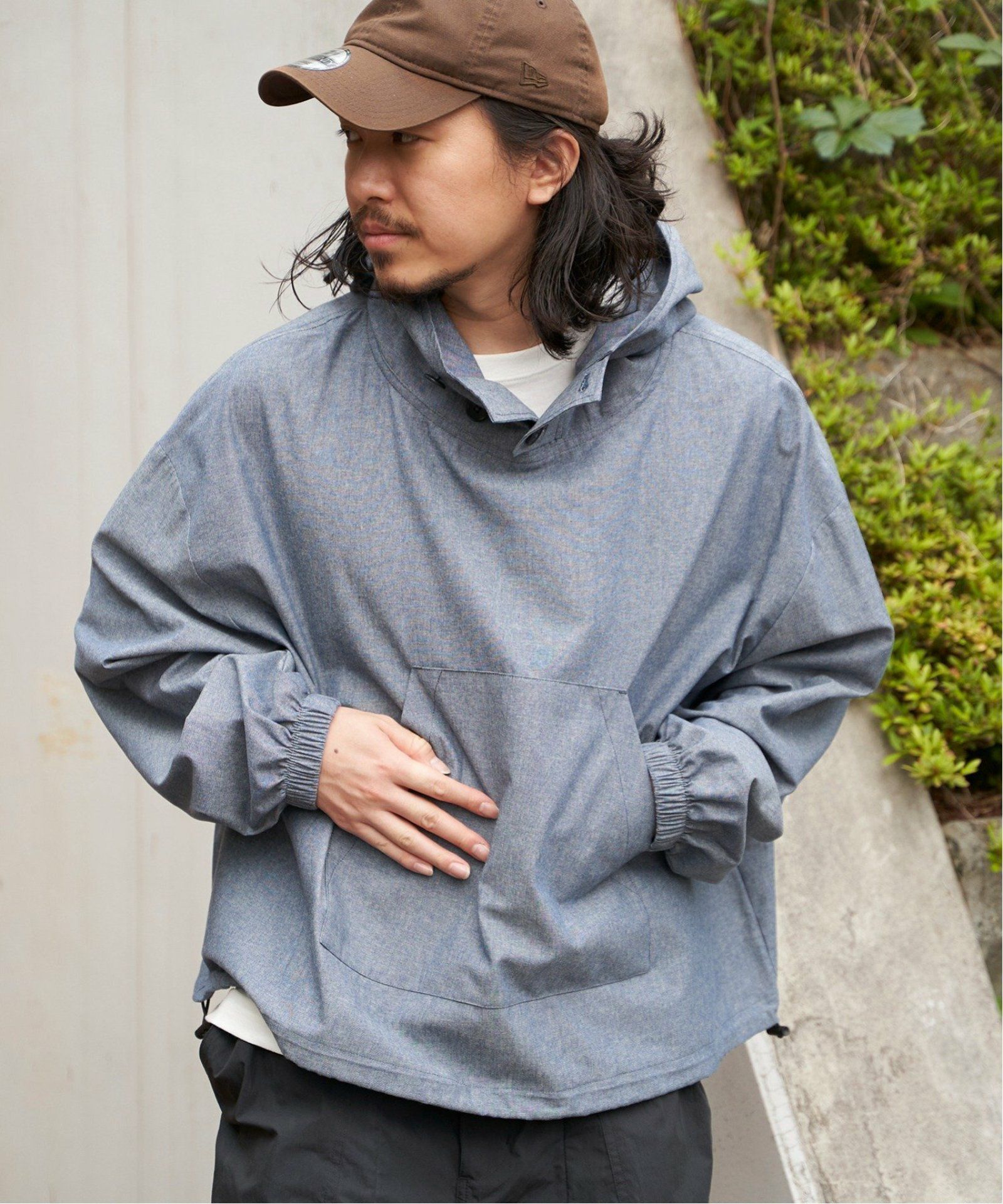 NO NEED by 215ot_ 】シャンブレーアノラック,NO NEED| TOKYO DESIGN
