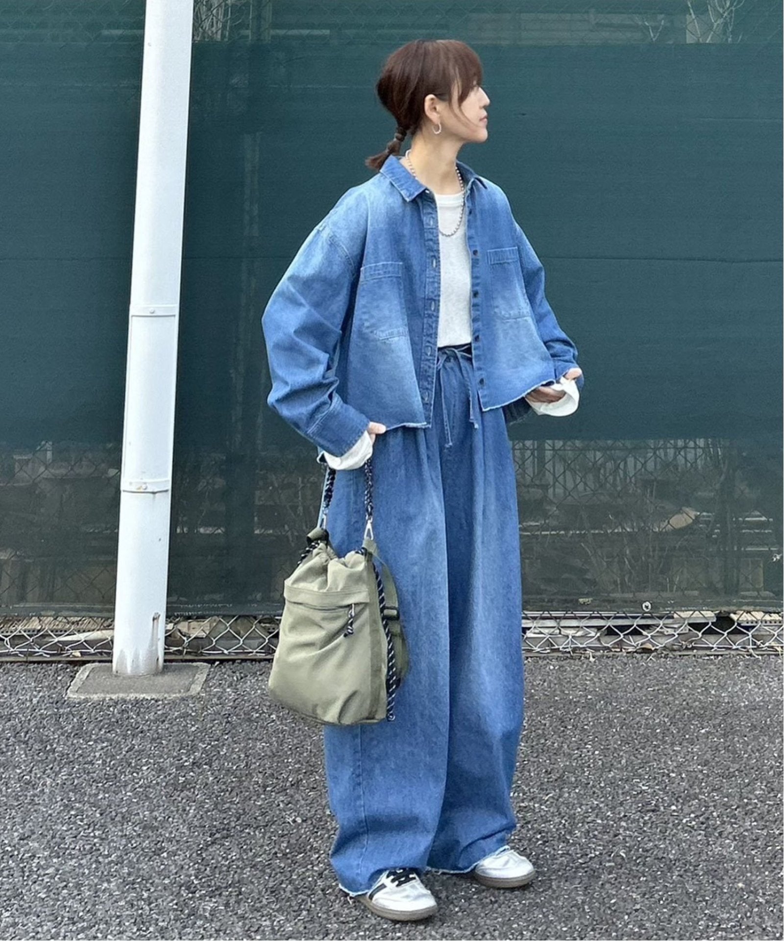 notch. by KR 】タックボリュームデニムパンツ,notch.| TOKYO DESIGN