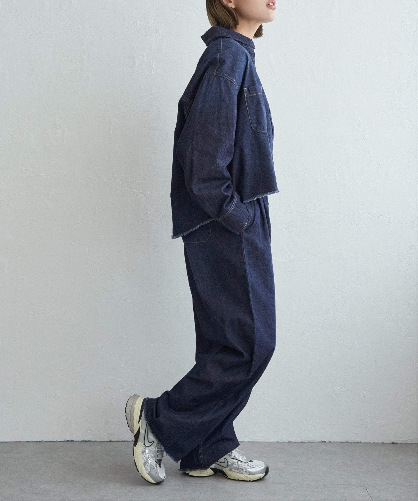notch. by KR 】タックボリュームデニムパンツ,notch.| TOKYO DESIGN