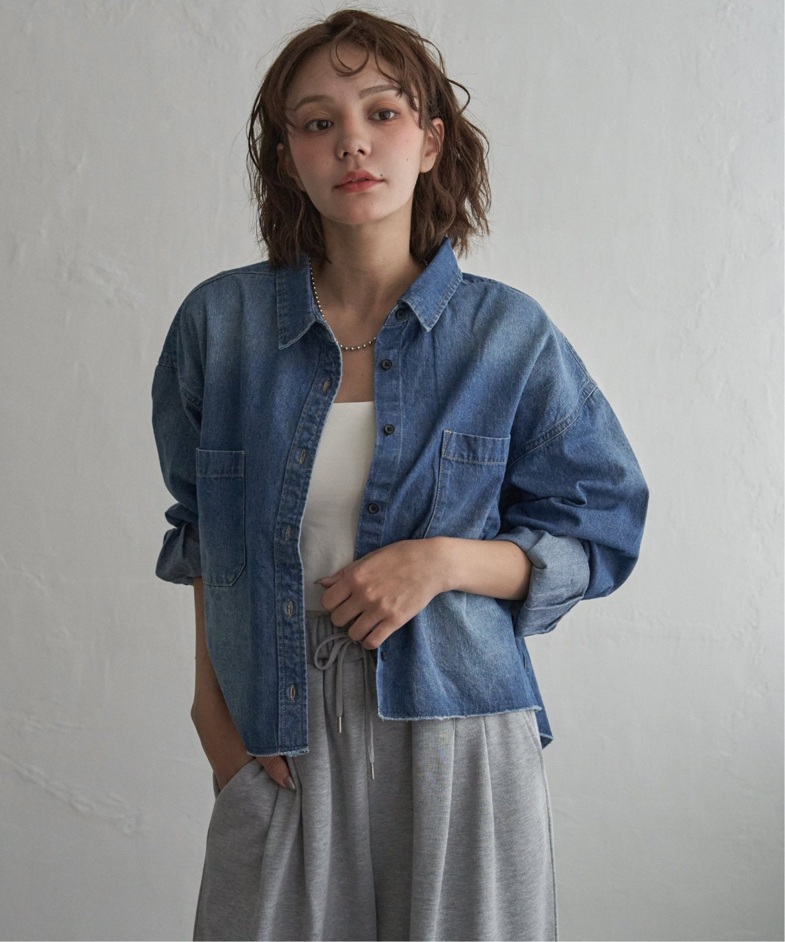 notch. by KR 】カットオフデニムシャツ,notch.| TOKYO DESIGN CHANNEL