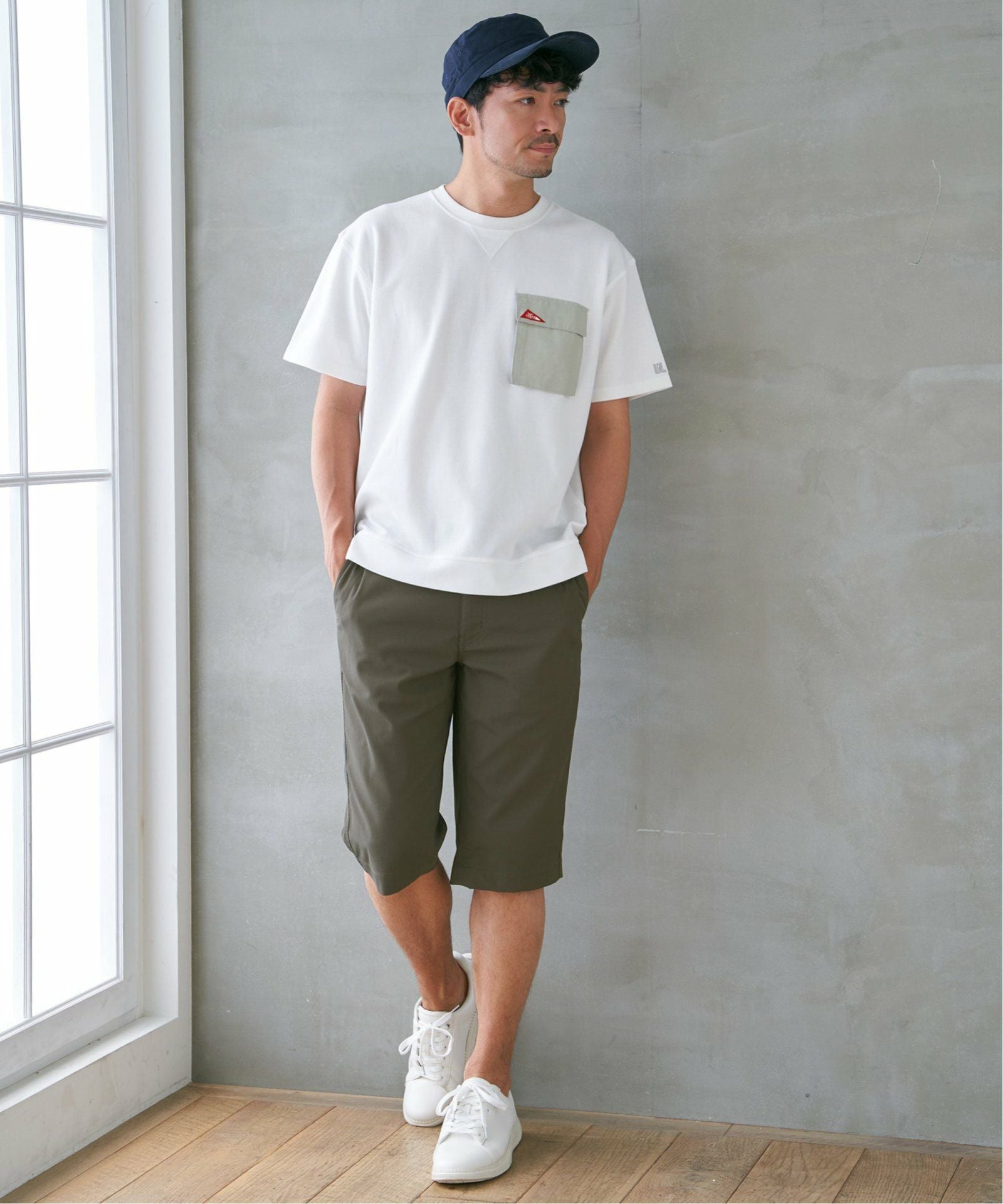 親子コーデ】6.5分丈ドビーイージーハーフパンツ,40%OFF| TOKYO DESIGN