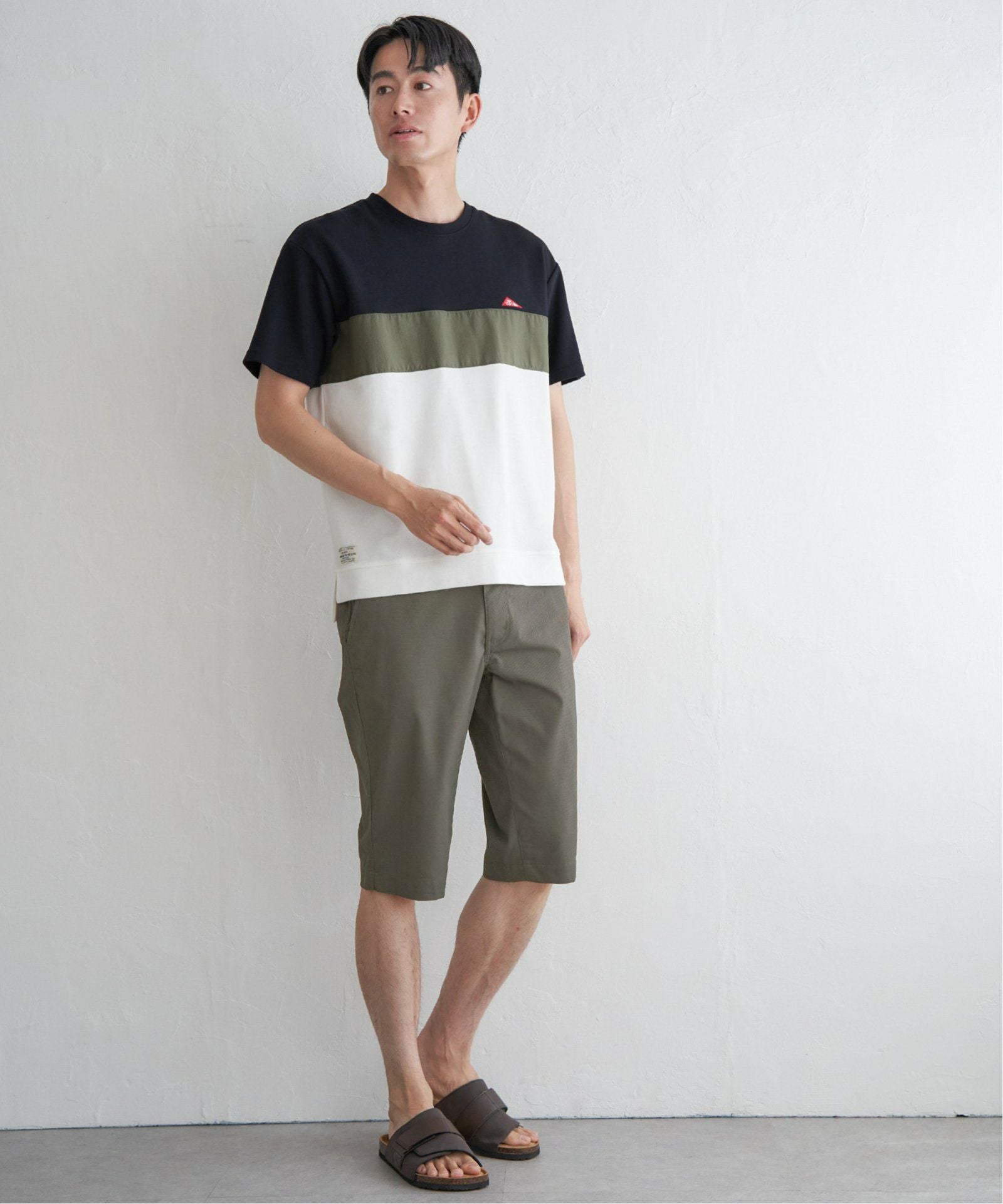 親子コーデ】6.5分丈ドビーイージーハーフパンツ,ikka| TOKYO DESIGN