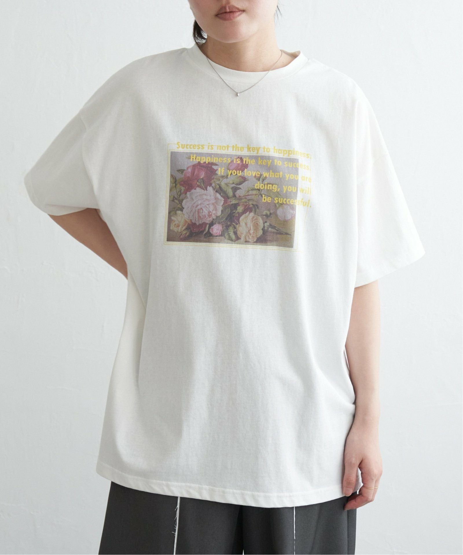 フラワープリントオーバーサイズTシャツ,40%OFF| TOKYO DESIGN CHANNEL