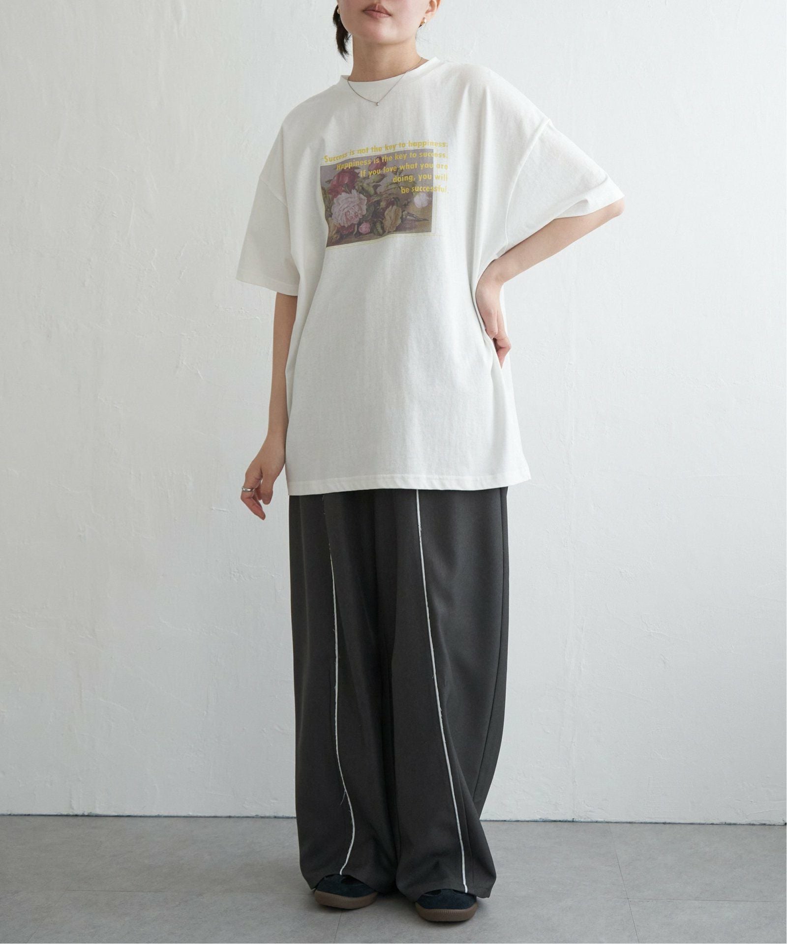 フラワープリントオーバーサイズTシャツ,40%OFF| TOKYO DESIGN CHANNEL