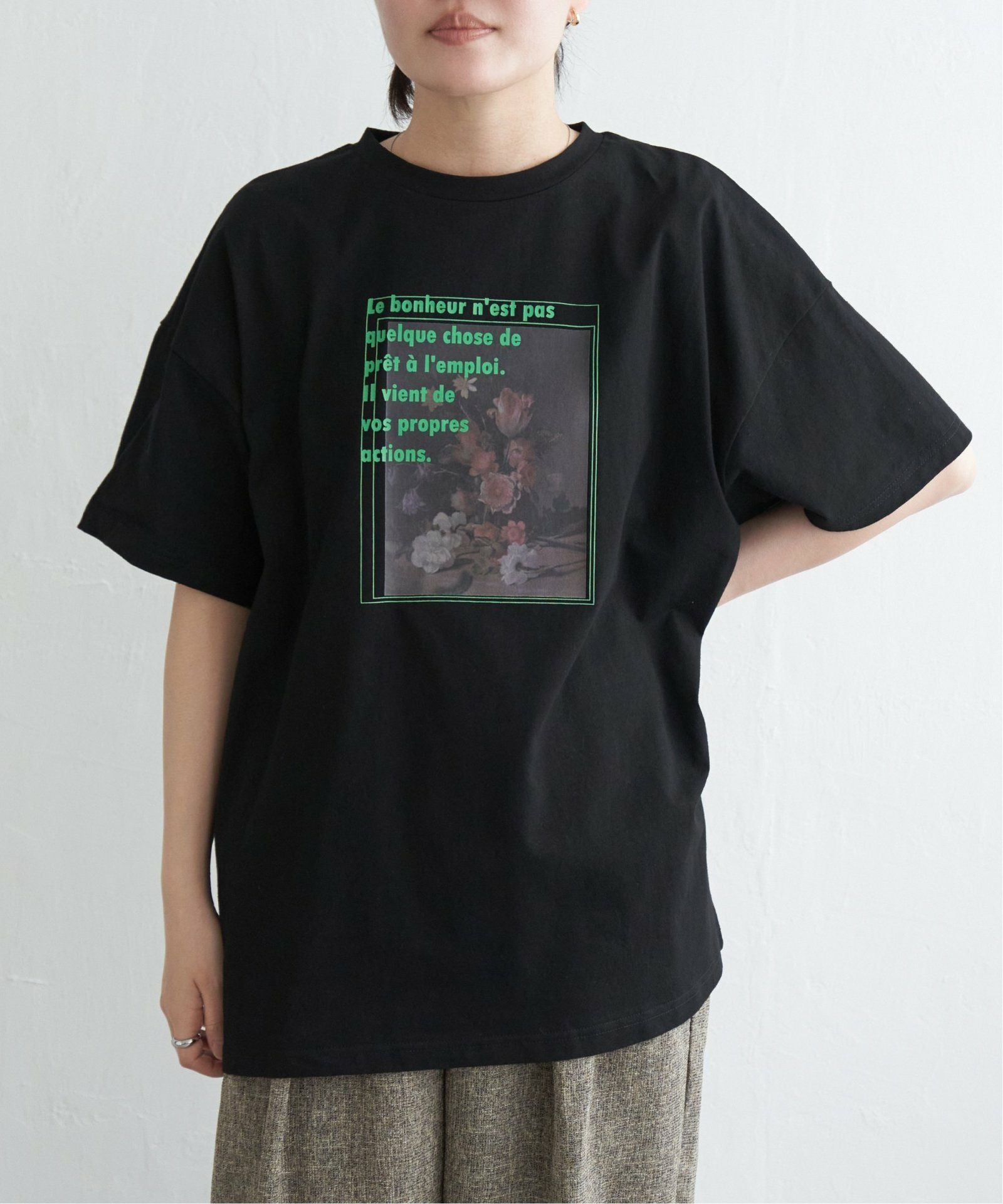 フラワープリントオーバーサイズTシャツ,40%OFF| TOKYO DESIGN CHANNEL