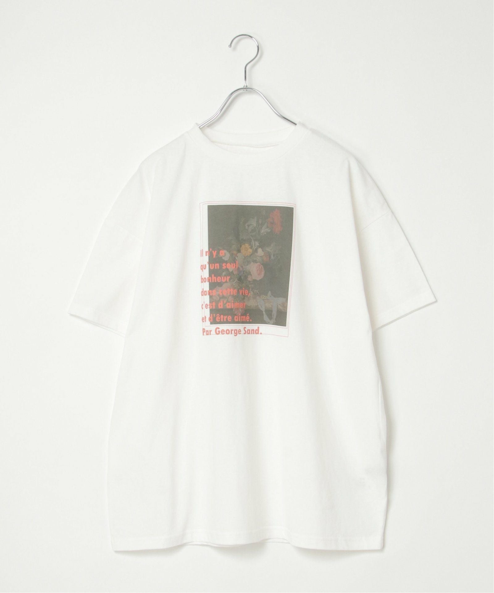 フラワープリントオーバーサイズTシャツ,40%OFF| TOKYO DESIGN CHANNEL