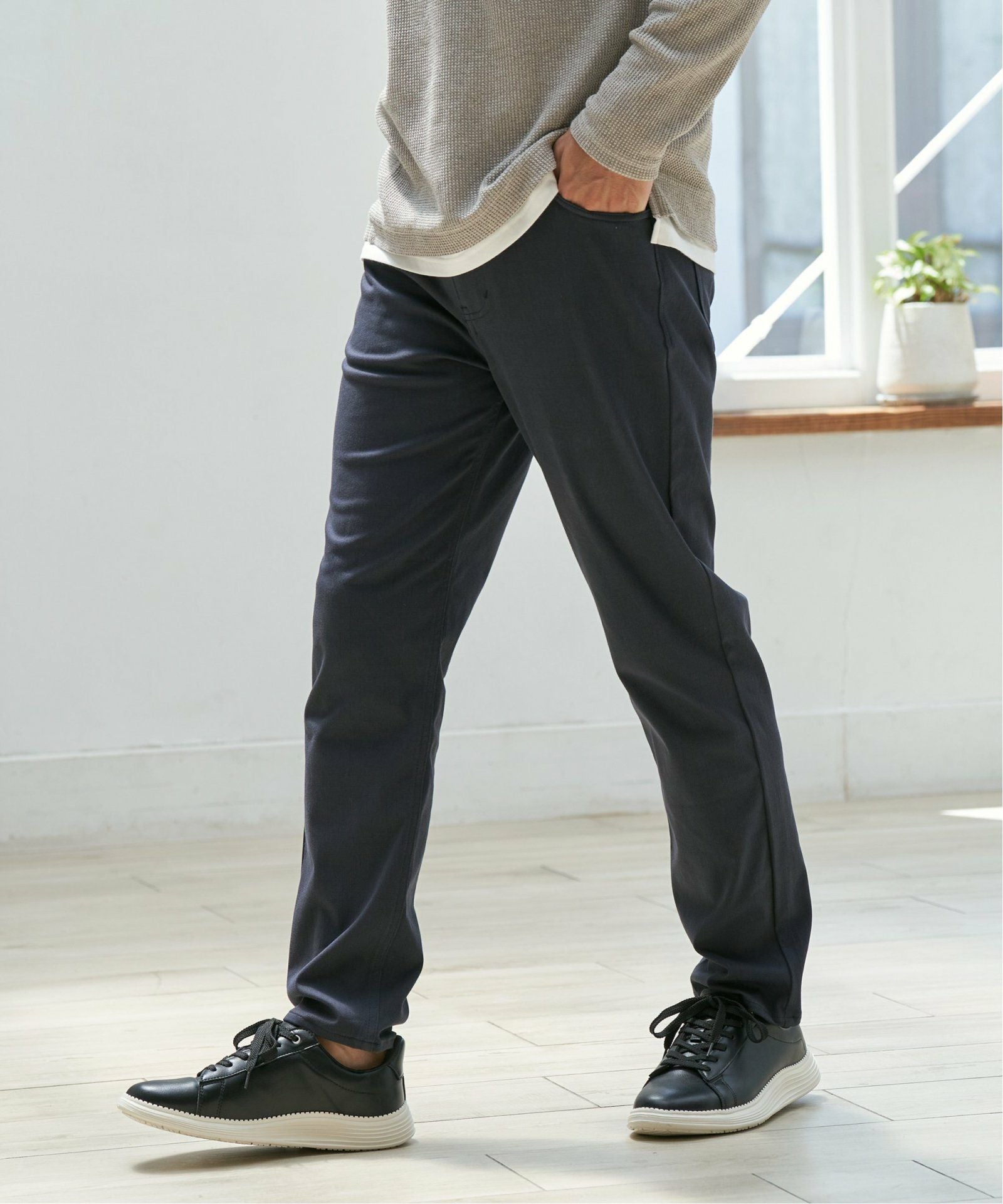 GOKU楽パンツ EASY STRETCHチェック5P,ikka| TOKYO DESIGN CHANNEL
