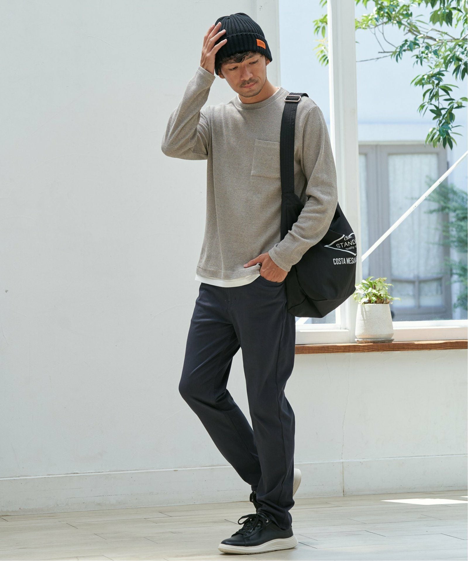 GOKU楽パンツ EASY STRETCHチェック5P,ikka| TOKYO DESIGN CHANNEL