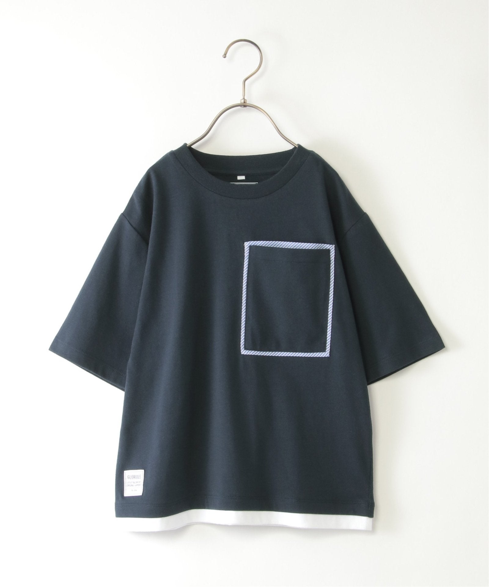 セットアップ対応】冷感メッシュダブルポケ付きTシャツ（120~160cm