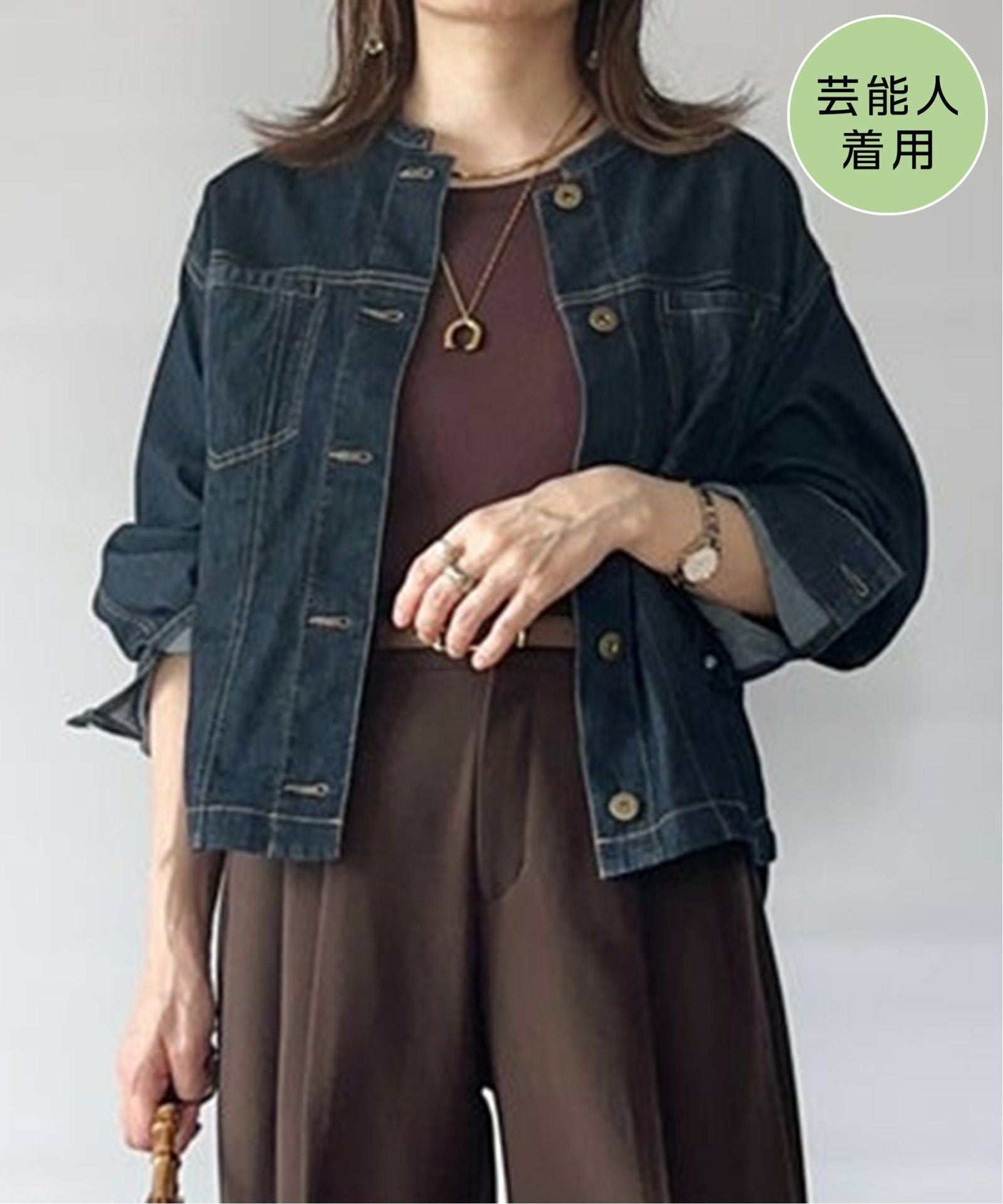 親子コーデ】メッシュデニムブルゾン,ikka| TOKYO DESIGN CHANNEL