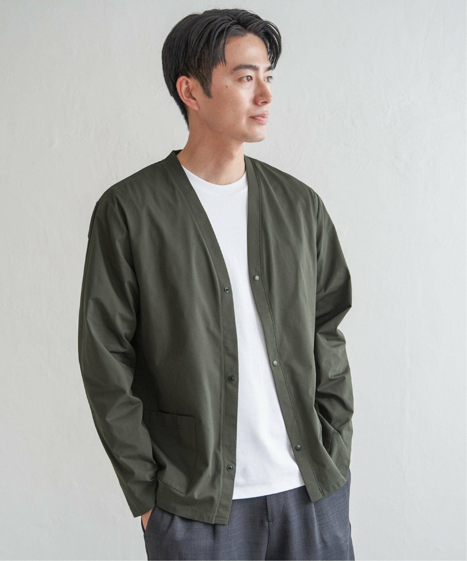 GOKU楽AIRVネックカーディガン,ikka| TOKYO DESIGN CHANNEL