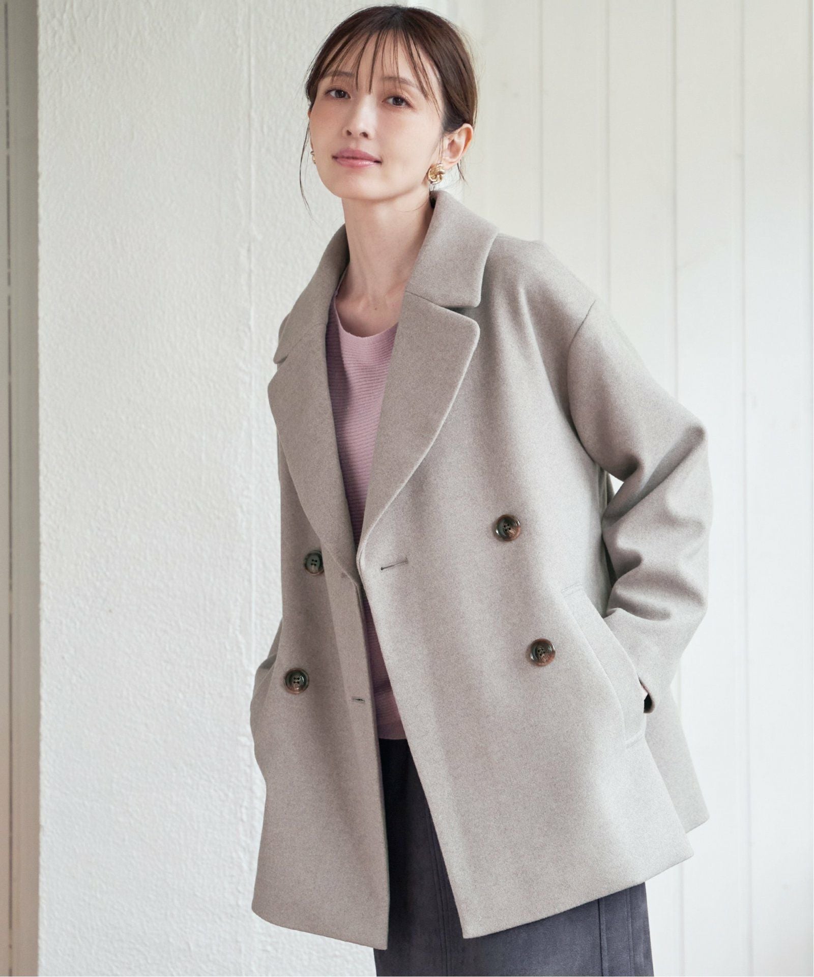 ikka Ladies | 細コール2WAY洗えるダウンジャケット | TOKYO DESIGN