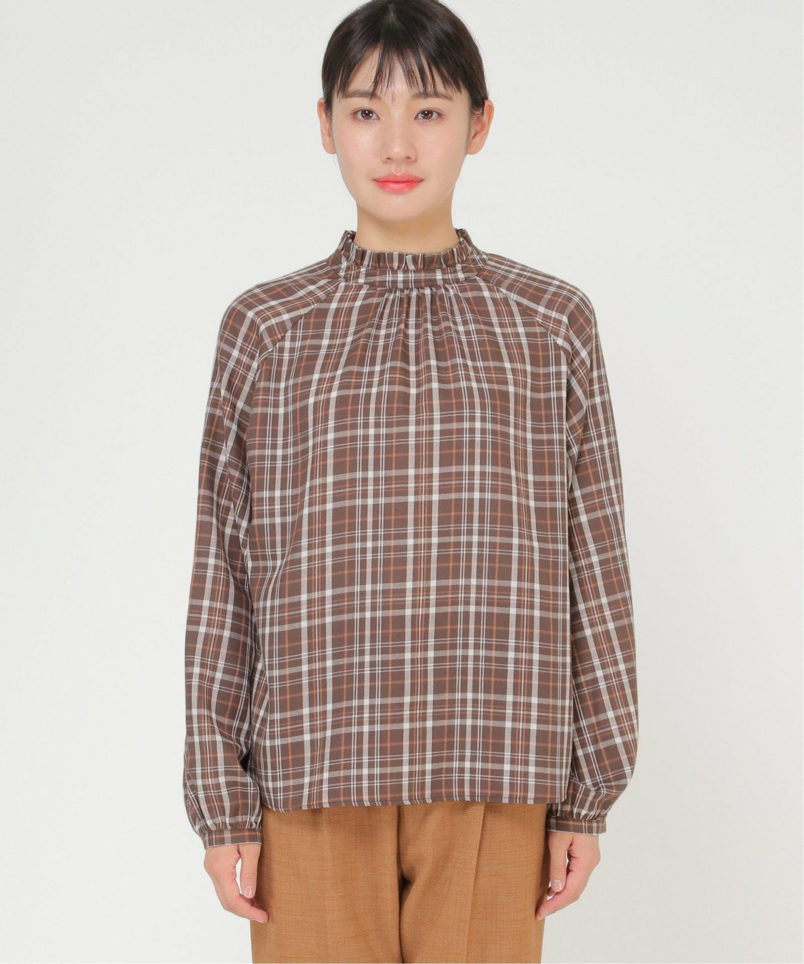 襟フリル長袖2WAYブラウス,20%OFF| TOKYO DESIGN CHANNEL