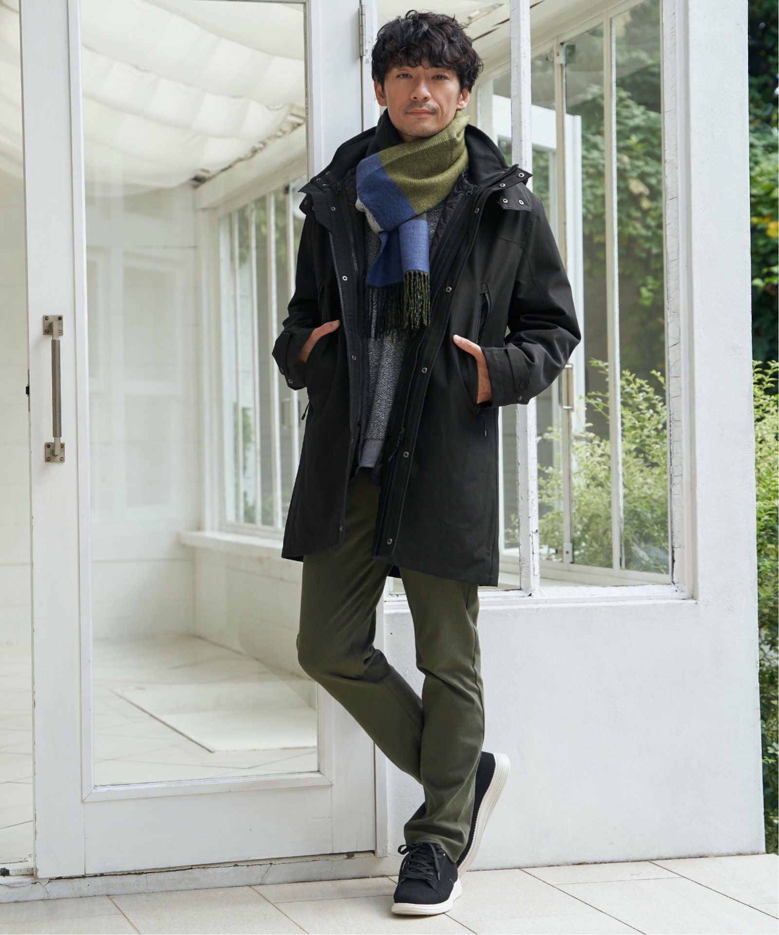撥水】sorona(R) 3WAYロングコート,ikka| TOKYO DESIGN CHANNEL