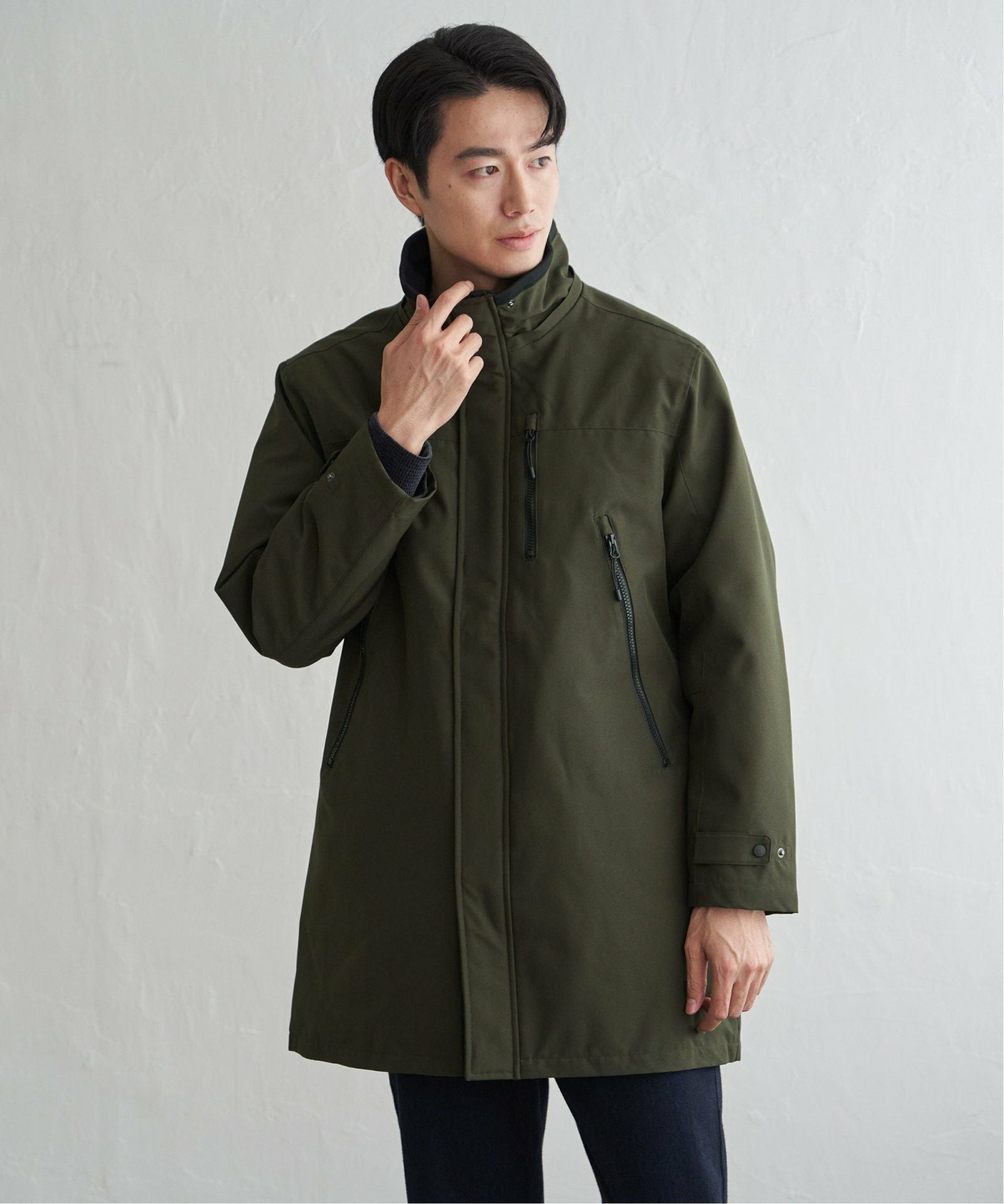撥水】sorona(R) 3WAYロングコート,ikka| TOKYO DESIGN CHANNEL