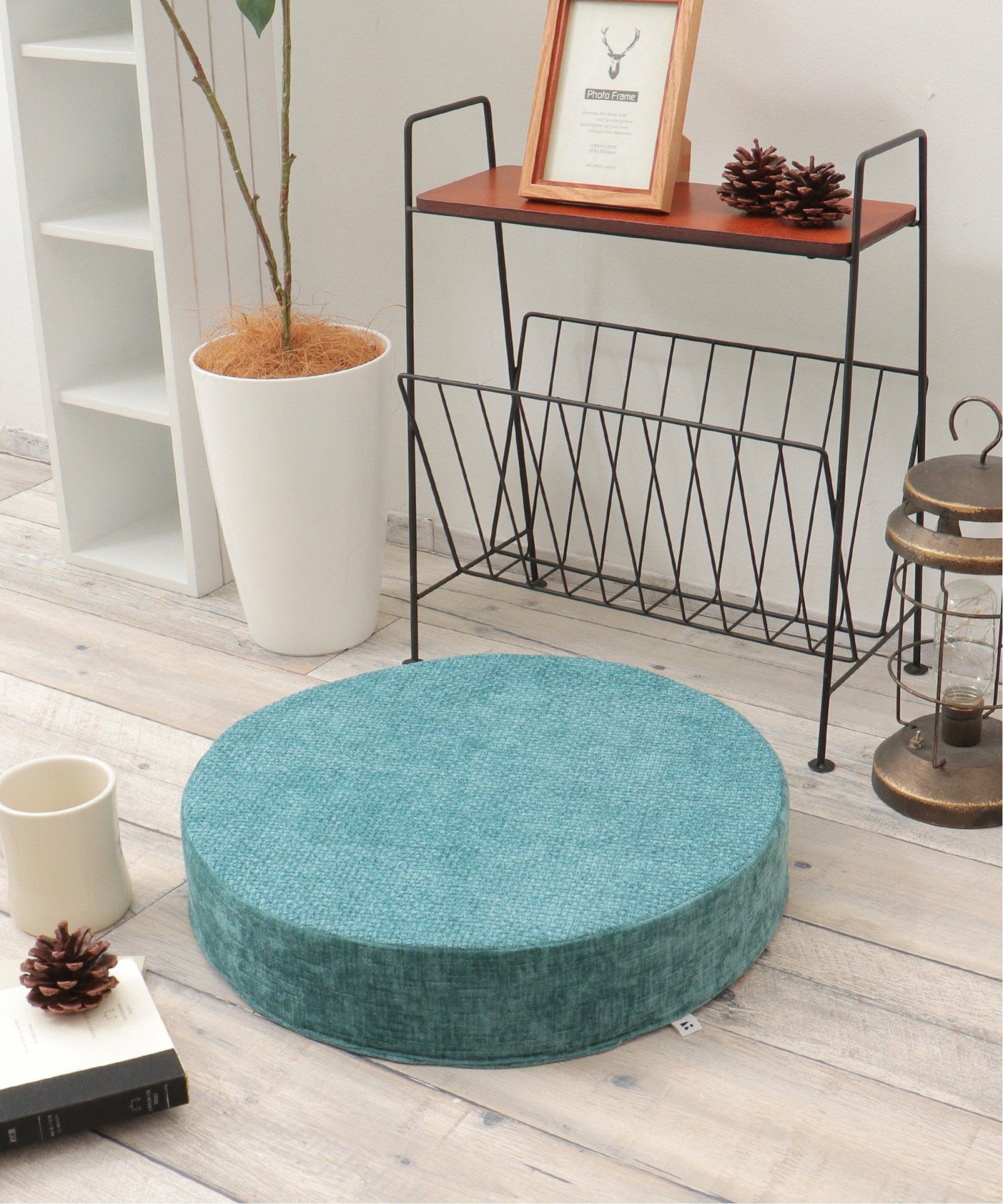 ベロアコンビシートクッション ラウンド H8cm,30%OFF| TOKYO DESIGN