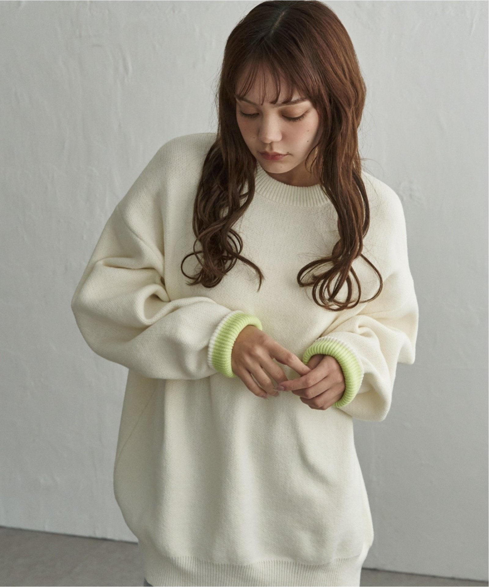 notch. by yui 】バイカラージャガードニット,notch.| TOKYO DESIGN