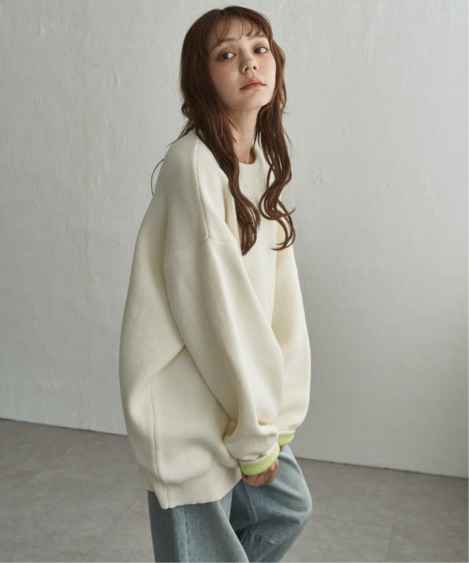notch. by yui 】バイカラージャガードニット,notch.| TOKYO DESIGN