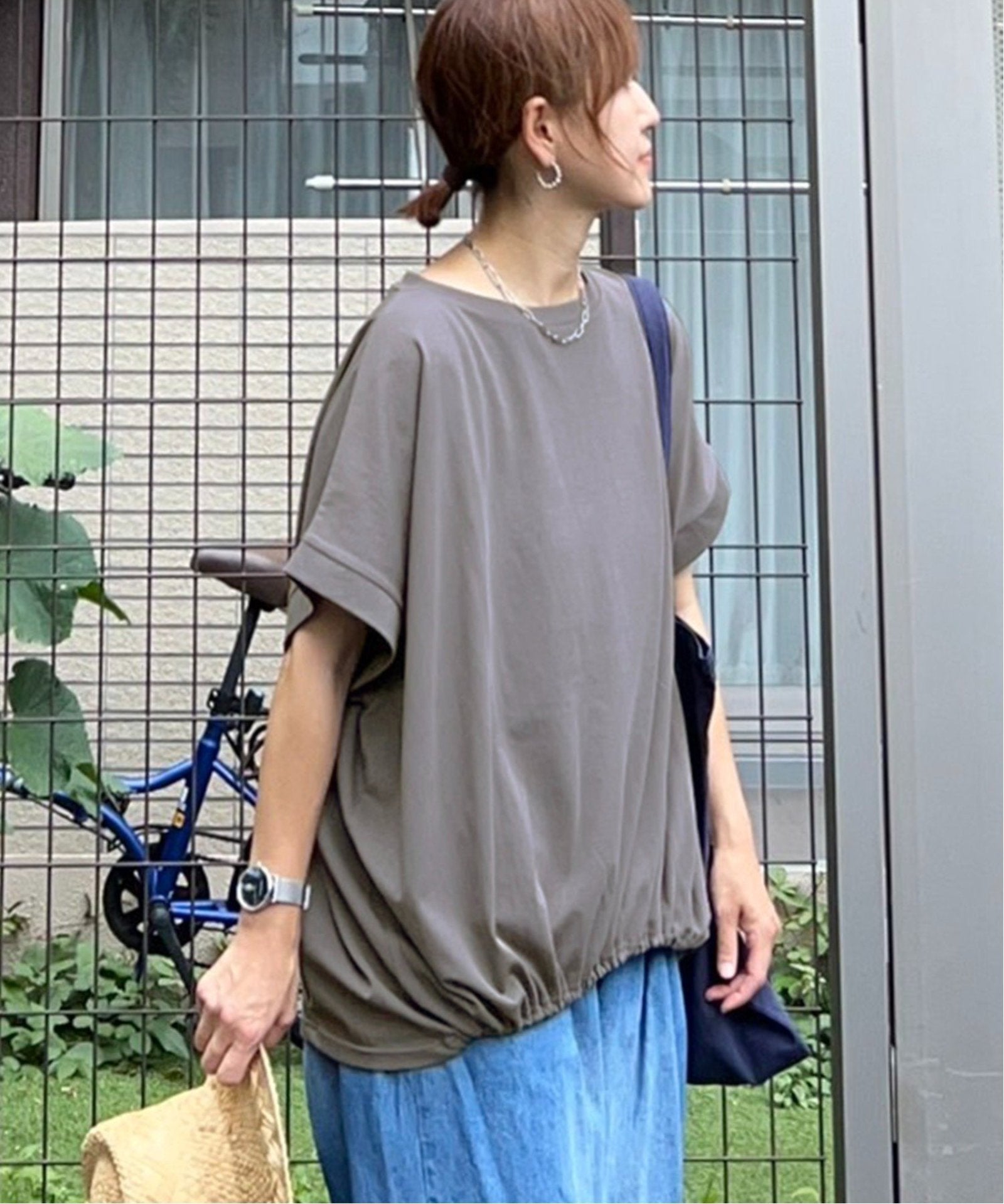 notch. by KR 】ドルマンドローコードTシャツ,notch.| TOKYO DESIGN
