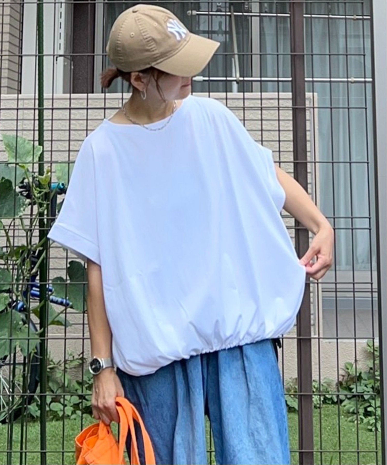 notch. by KR 】ドルマンドローコードTシャツ,notch.| TOKYO DESIGN