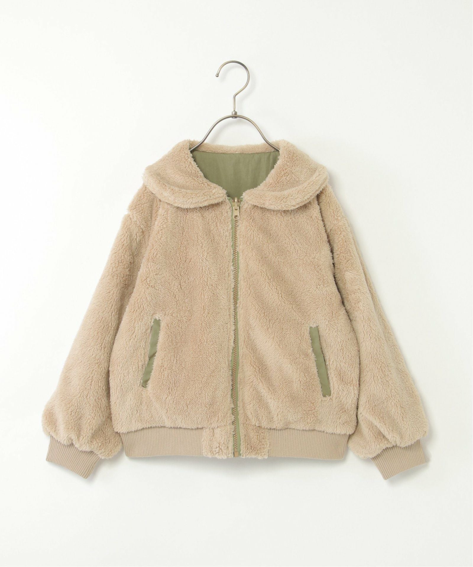 2WAY】リバーシブルファーブルゾン（110~160cm）,ikka| TOKYO DESIGN