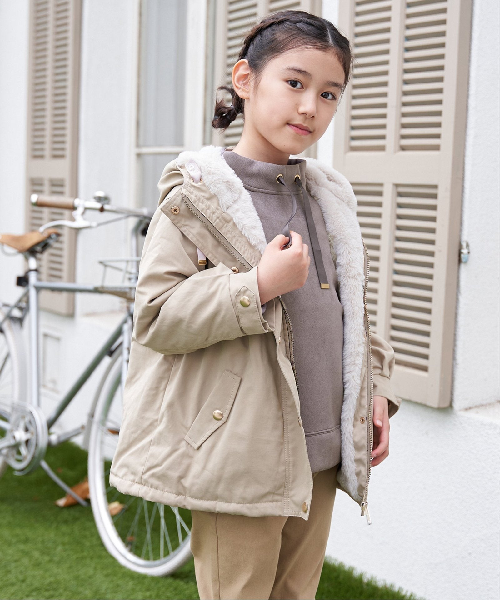【140cm】女の子　冬服まとめ売り　アウター　ALGY ikka ユニクロ ☆送料☆無料☆!【140cm】女の子 冬服まとめ売り アウター ALGY ikka