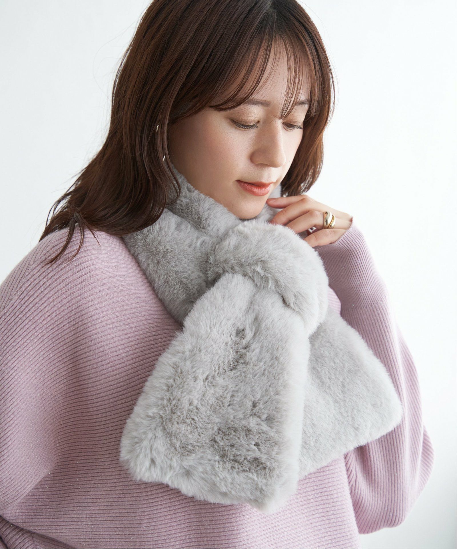 ANTEPRIMA エコファー差し込みマフラー エコファー差し込みマフラー,ikka| TOKYO DESIGN CHANNEL