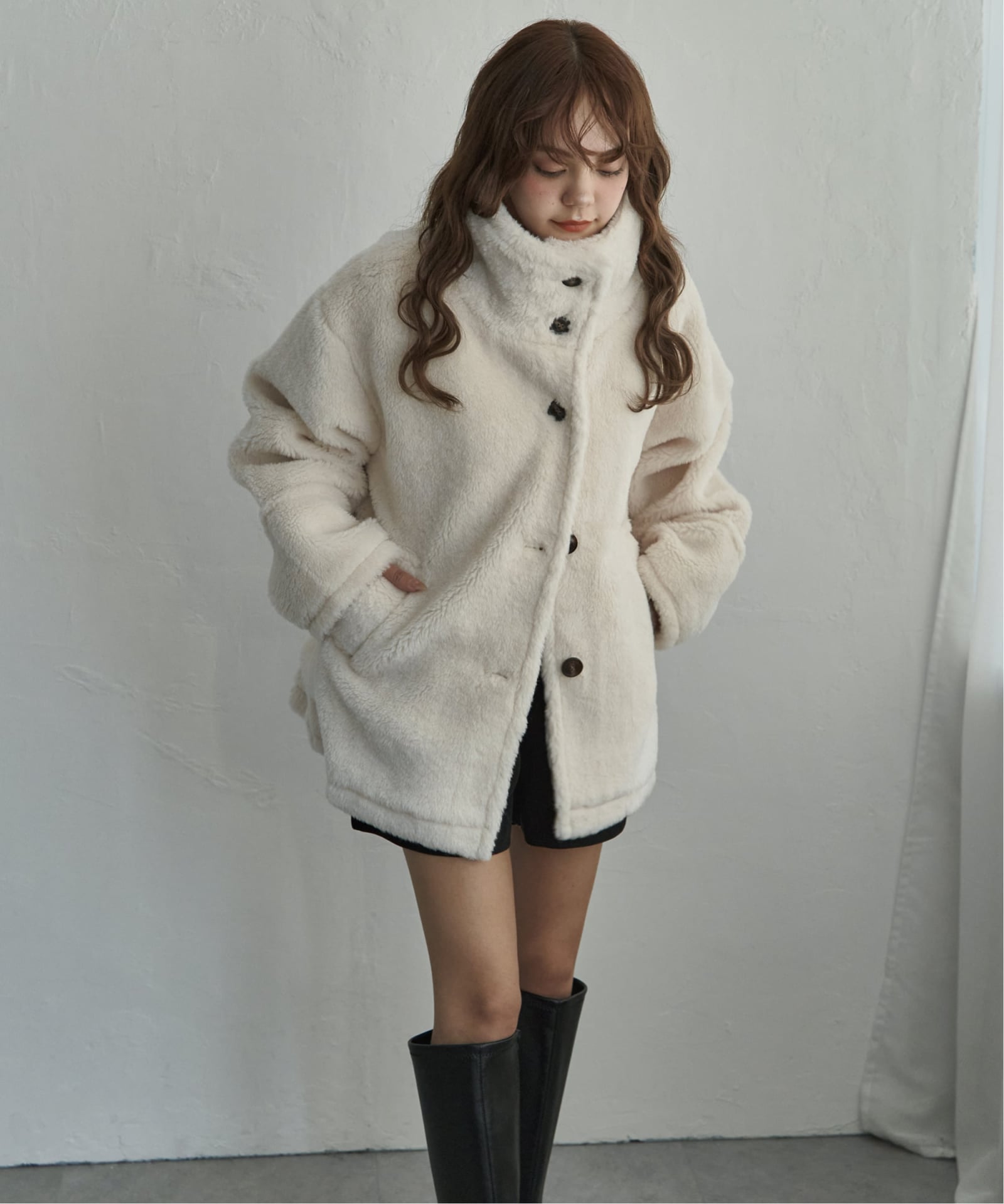 notch. by KASUMI】 ボアスタンドジャケット,notch.| TOKYO DESIGN CHANNEL