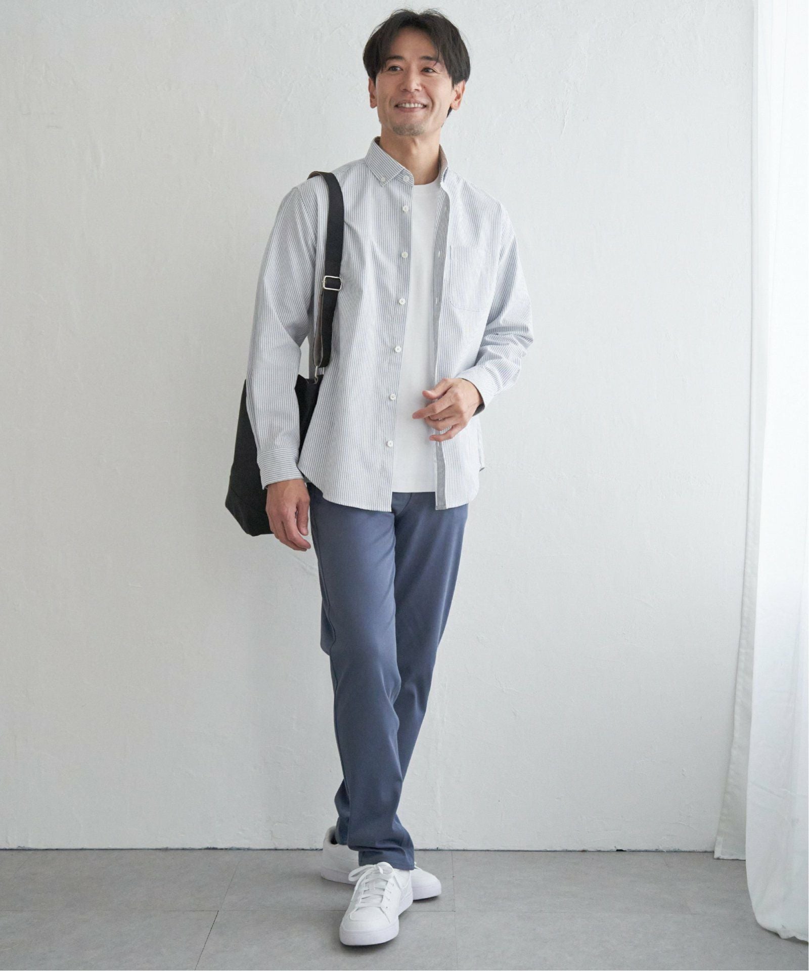 イージーケアソフトOXスイスカラーボタンダウンシャツ,ikka| TOKYO