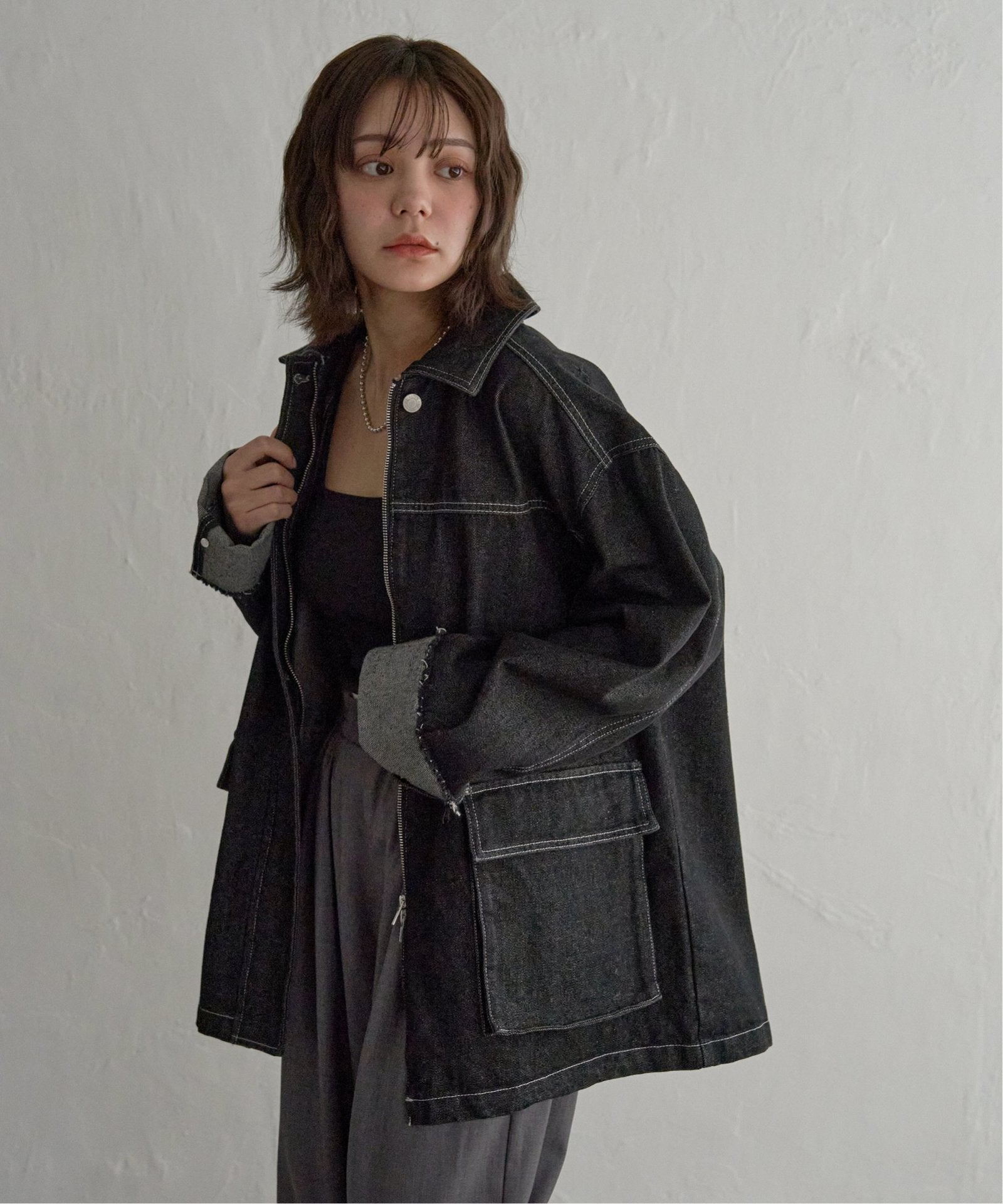 notch. by KR 】デニムカバーオールジャケット,notch.| TOKYO DESIGN