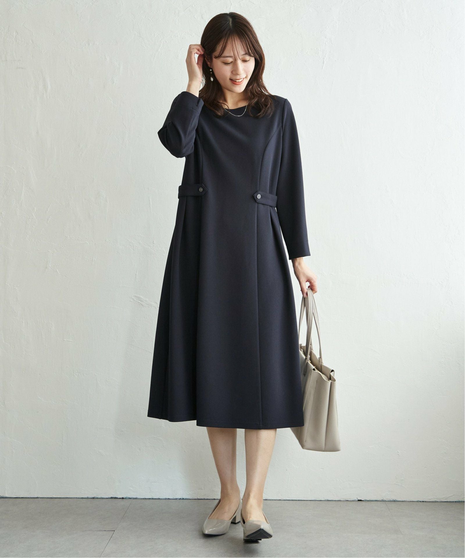 ワンピース 7点 セット  サイズ M シフォンのプリーツが魅力的なワンピース♡ │パパス&ママス