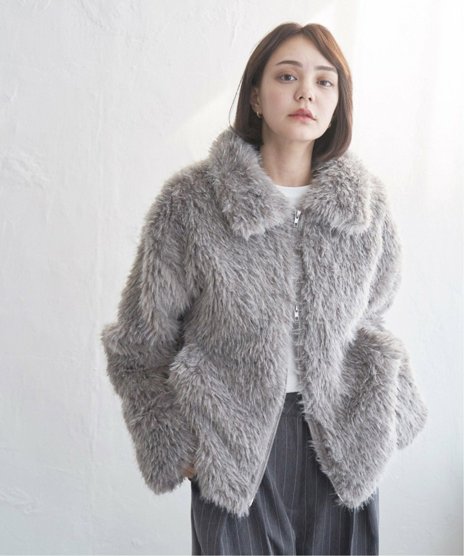 フェイクファーショートジャケット,20%OFF| TOKYO DESIGN CHANNEL