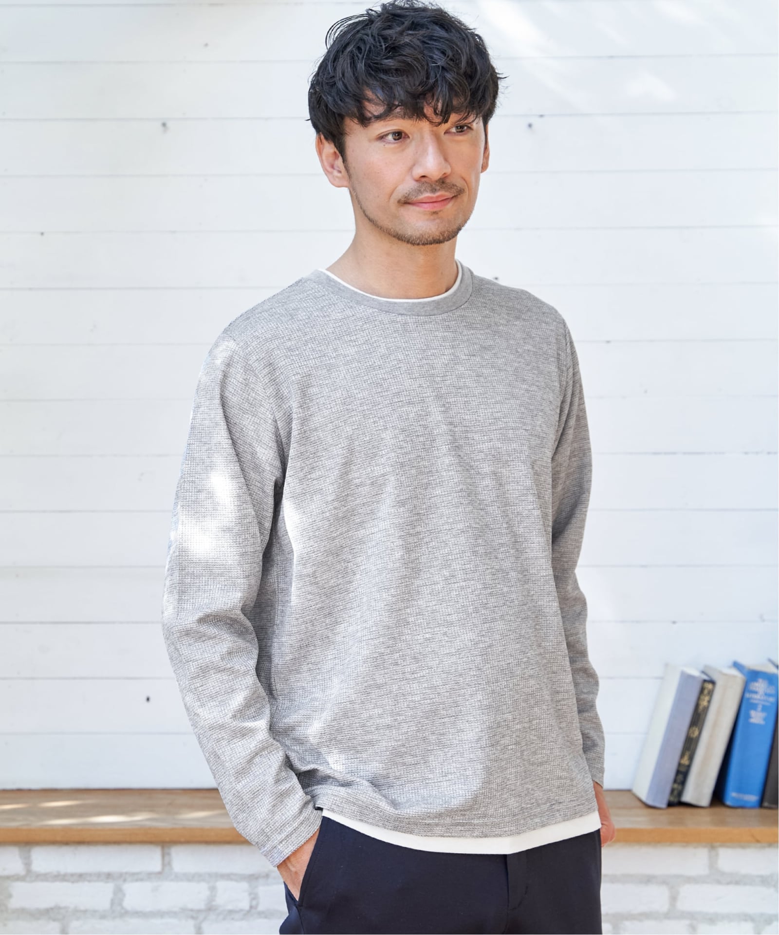 速乾ピケレイヤードロンT,ikka| TOKYO DESIGN CHANNEL