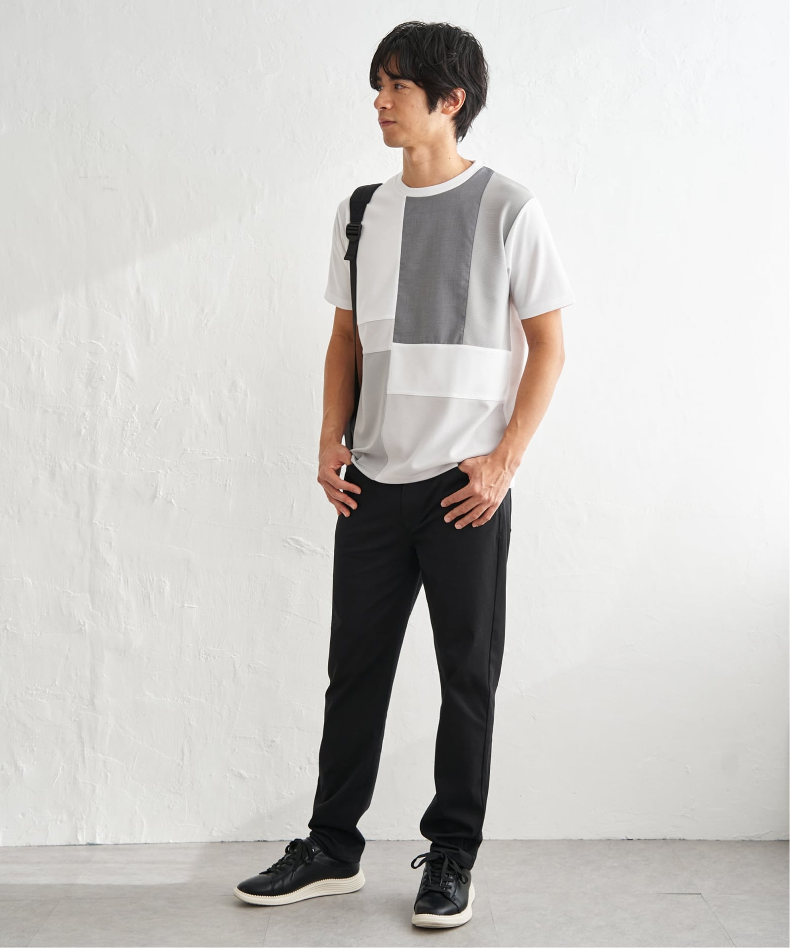 接触冷感】ブロックス冷感切り替えTシャツ,ikka| TOKYO DESIGN CHANNEL