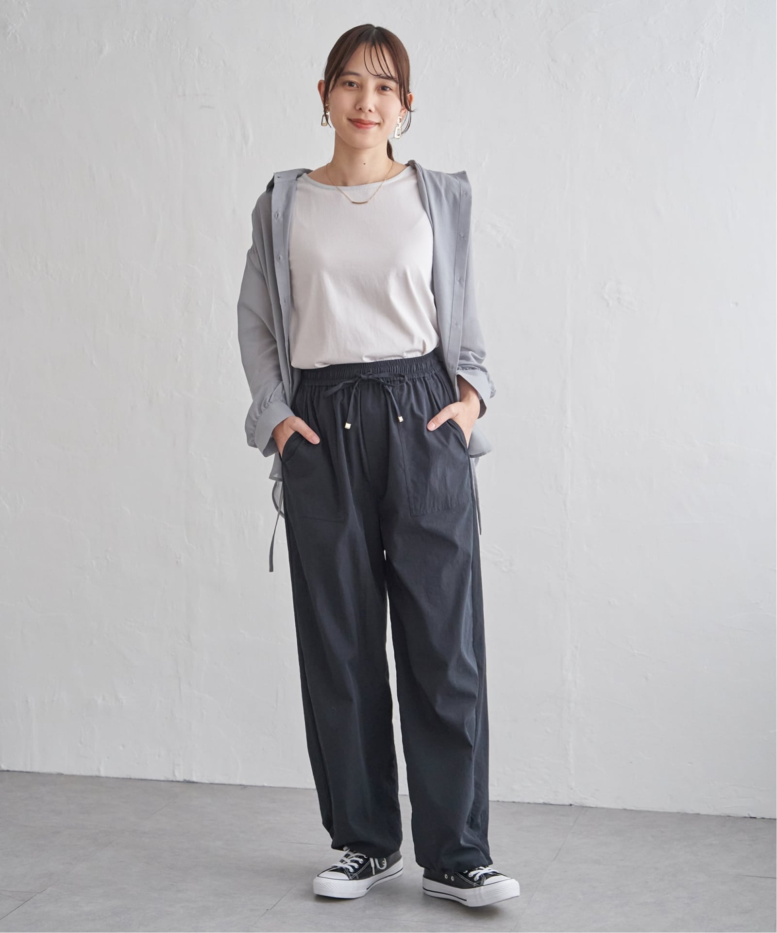 接触冷感／速乾】ドライテックチノベイカーパンツ,ikka| TOKYO DESIGN