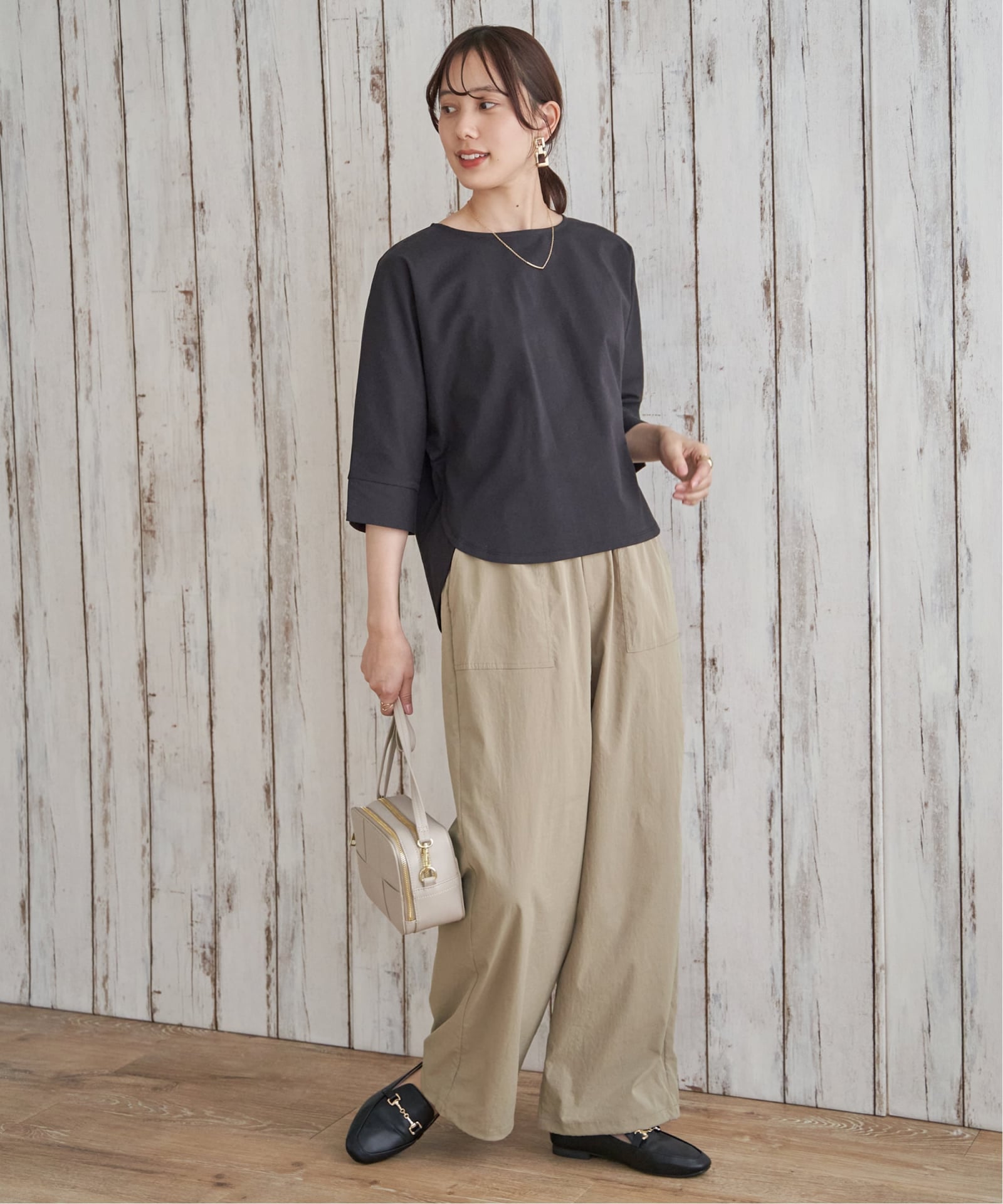茶苑の意匠 接触冷感／速乾】ドライテックチノベイカーパンツ,ikka| TOKYO DESIGN