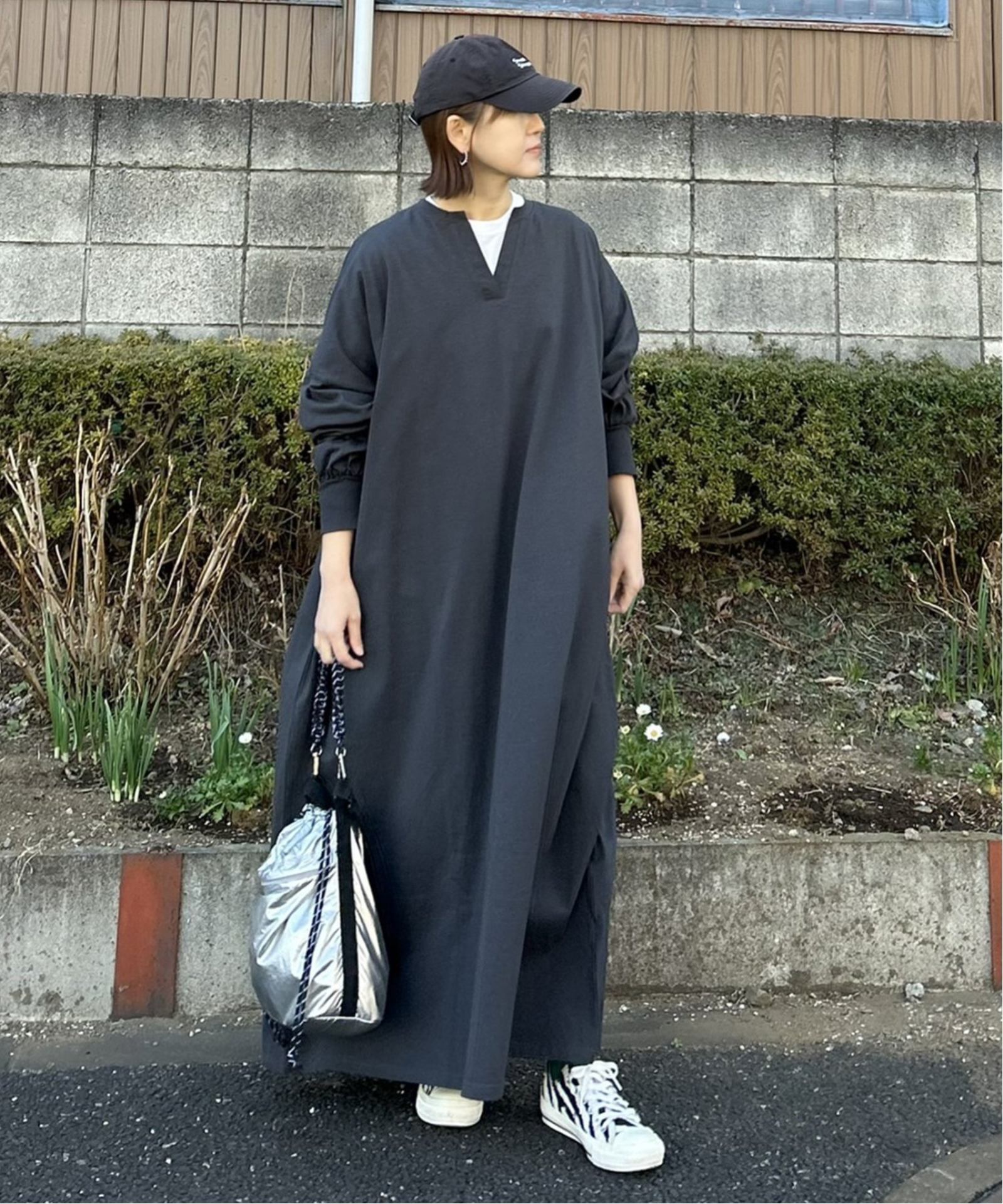 【入手困難】MINJUKIM SQUARE NECK PINTUCK SHIRT notch. by KR 】キーネックビッグワンピース,notch.| TOKYO DESIGN CHANNEL