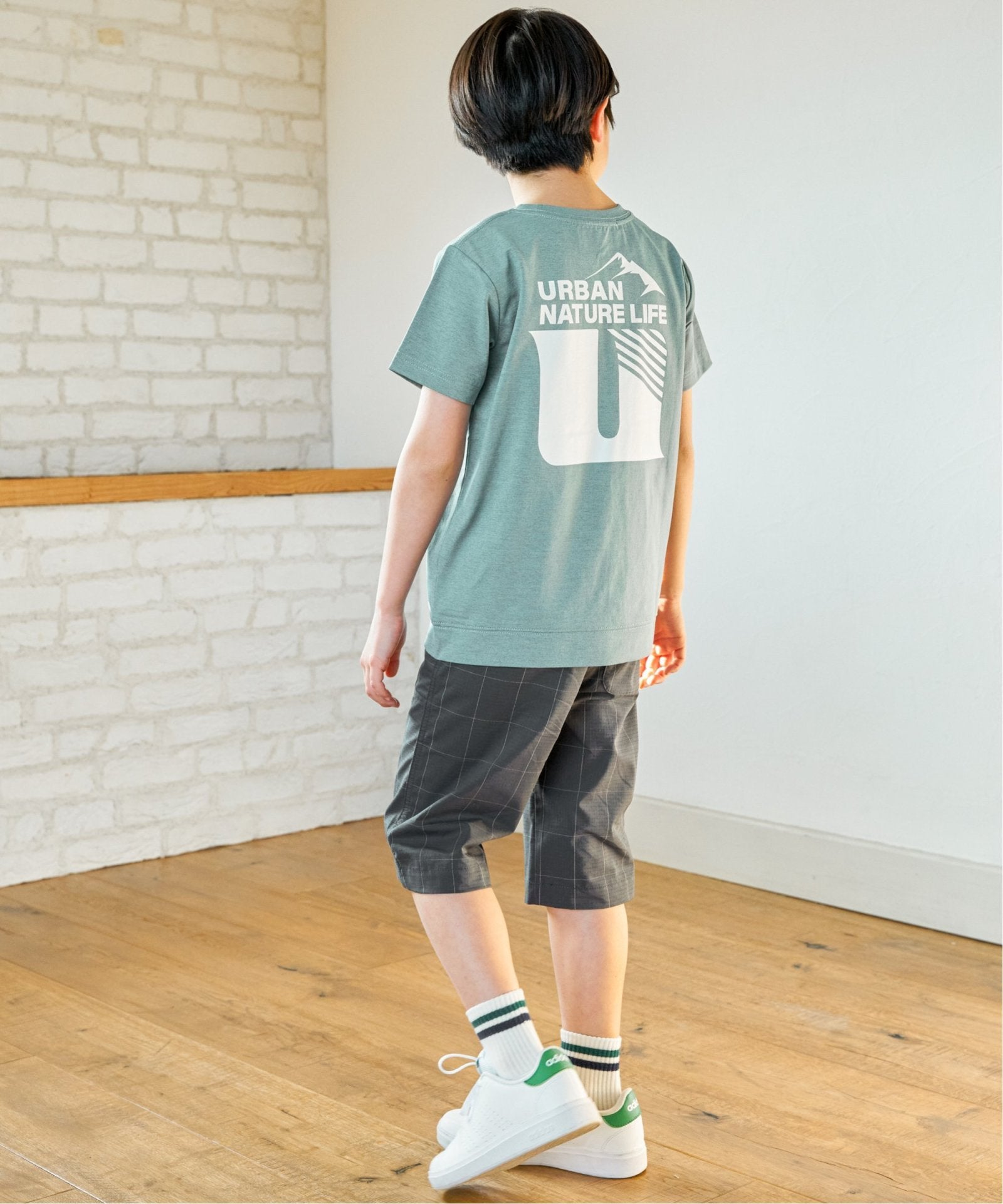 軽量リップ6.5分丈パンツ（120~160cm）,ikka| TOKYO DESIGN CHANNEL