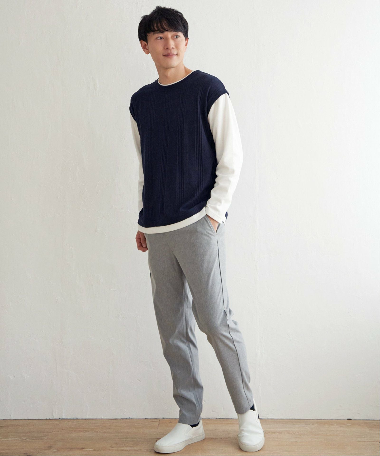 GOKU楽パンツ EASY STRETCH スラックス,ikka| TOKYO DESIGN CHANNEL