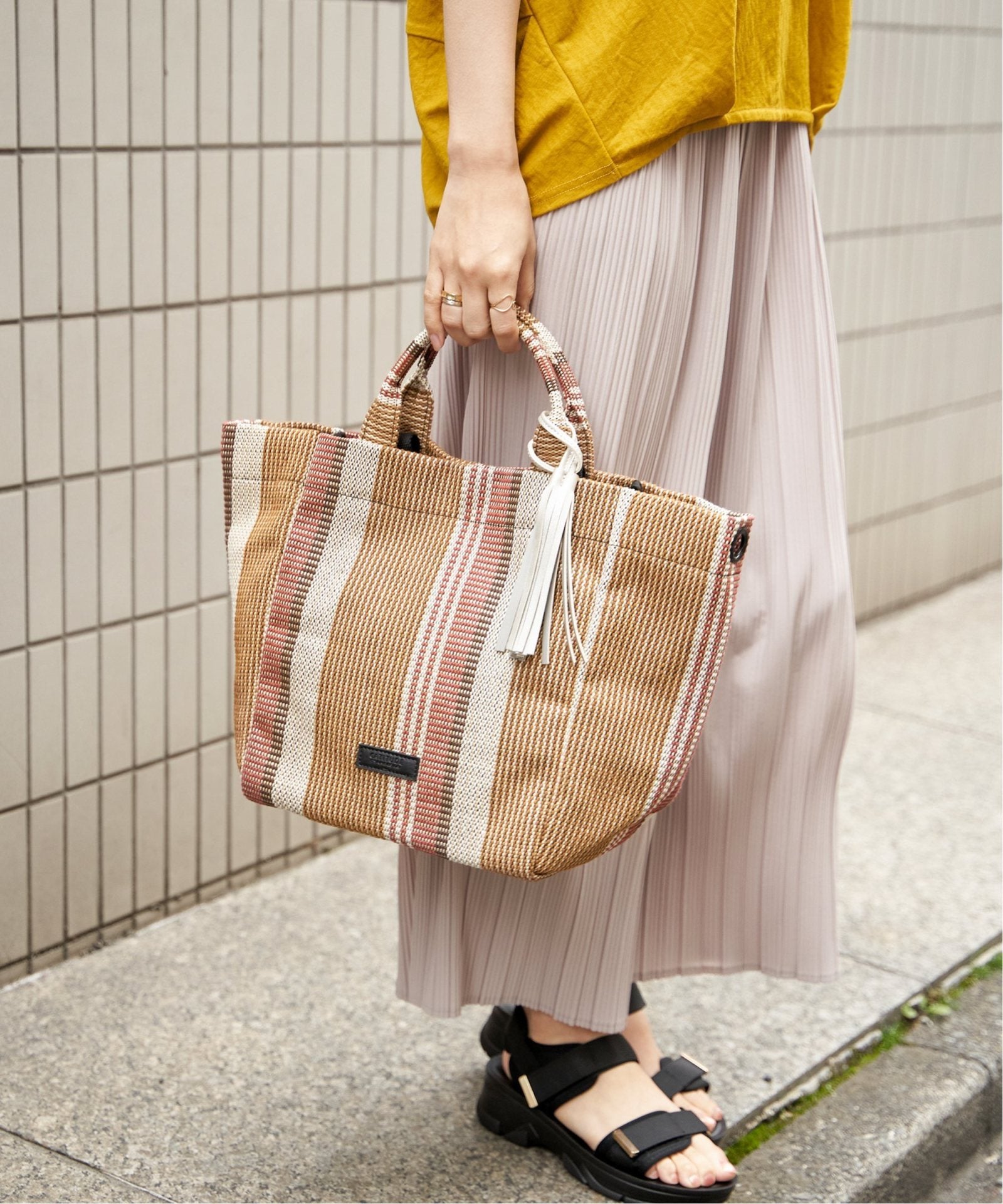 雑材シート2WAYトートバッグ,ikka| TOKYO DESIGN CHANNEL