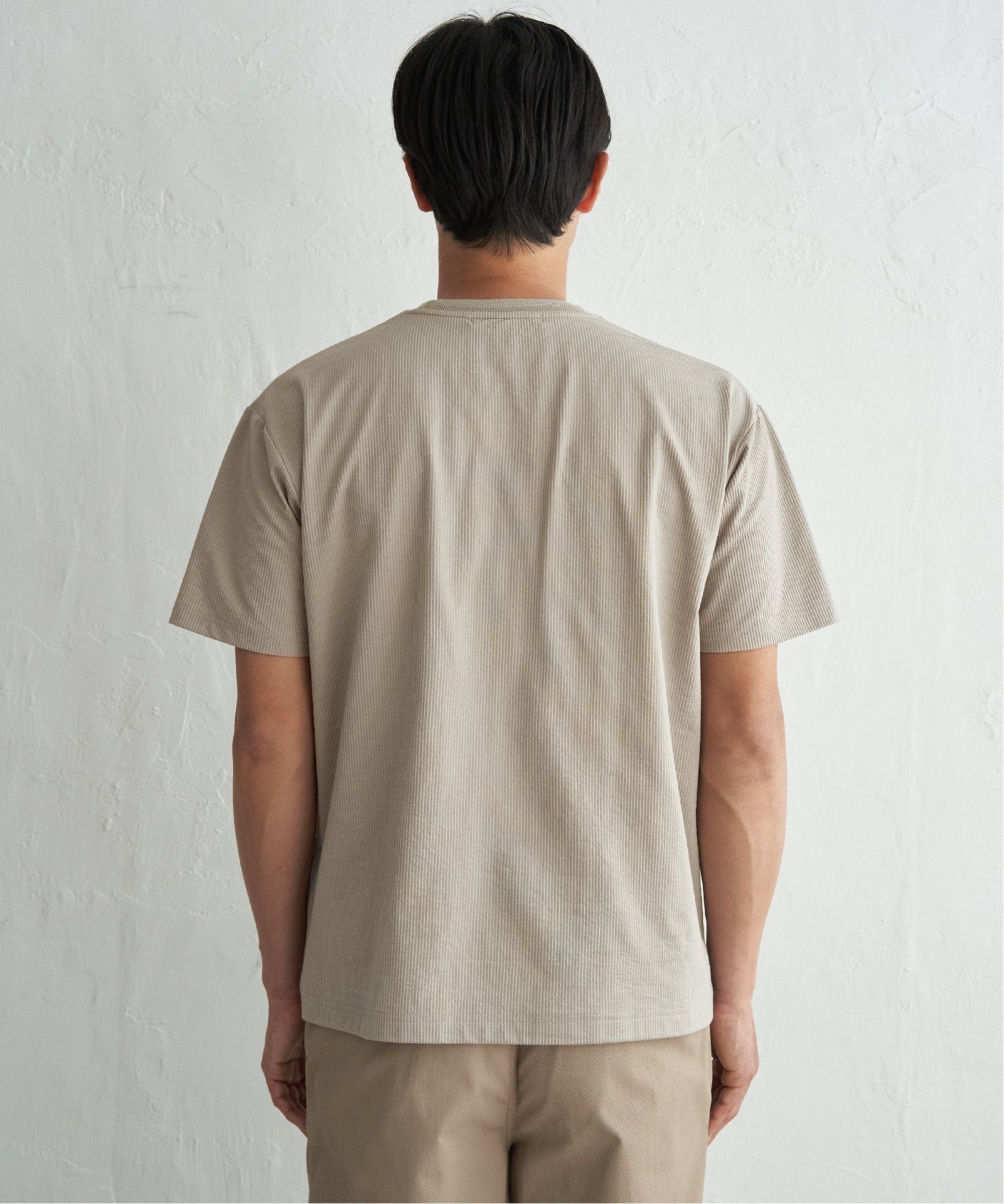 接触冷感／吸水速乾】冷感DRYサッカーポケットTシャツ,ikka| TOKYO