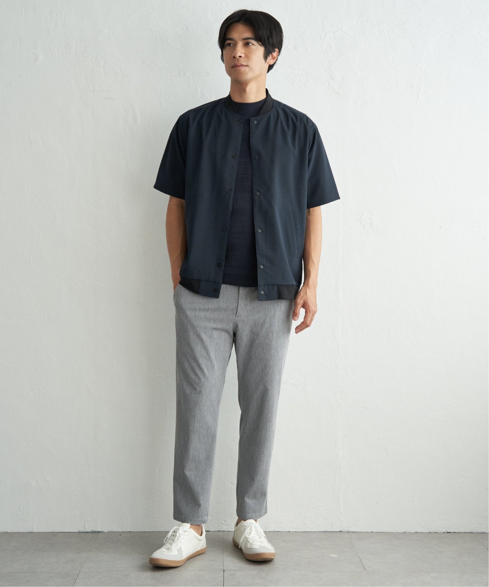 イージーケア半袖ブルゾン,ikka| TOKYO DESIGN CHANNEL
