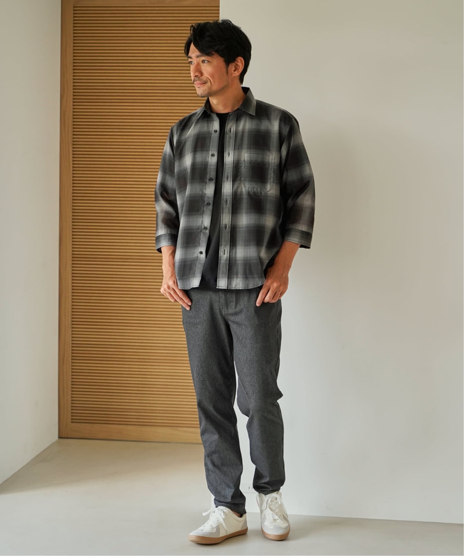 GOKU楽パンツ EASY STRETCH チェック5ポケット,ikka| TOKYO DESIGN CHANNEL