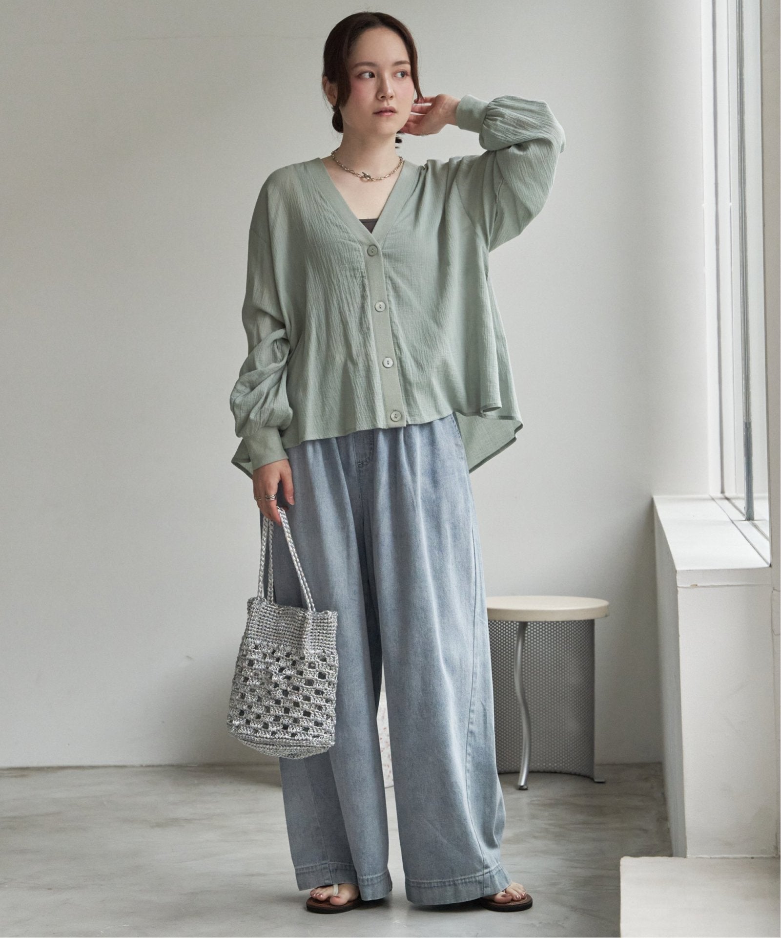 人気商品！再入荷】シアーシャツカーディガン,LBC| TOKYO DESIGN CHANNEL